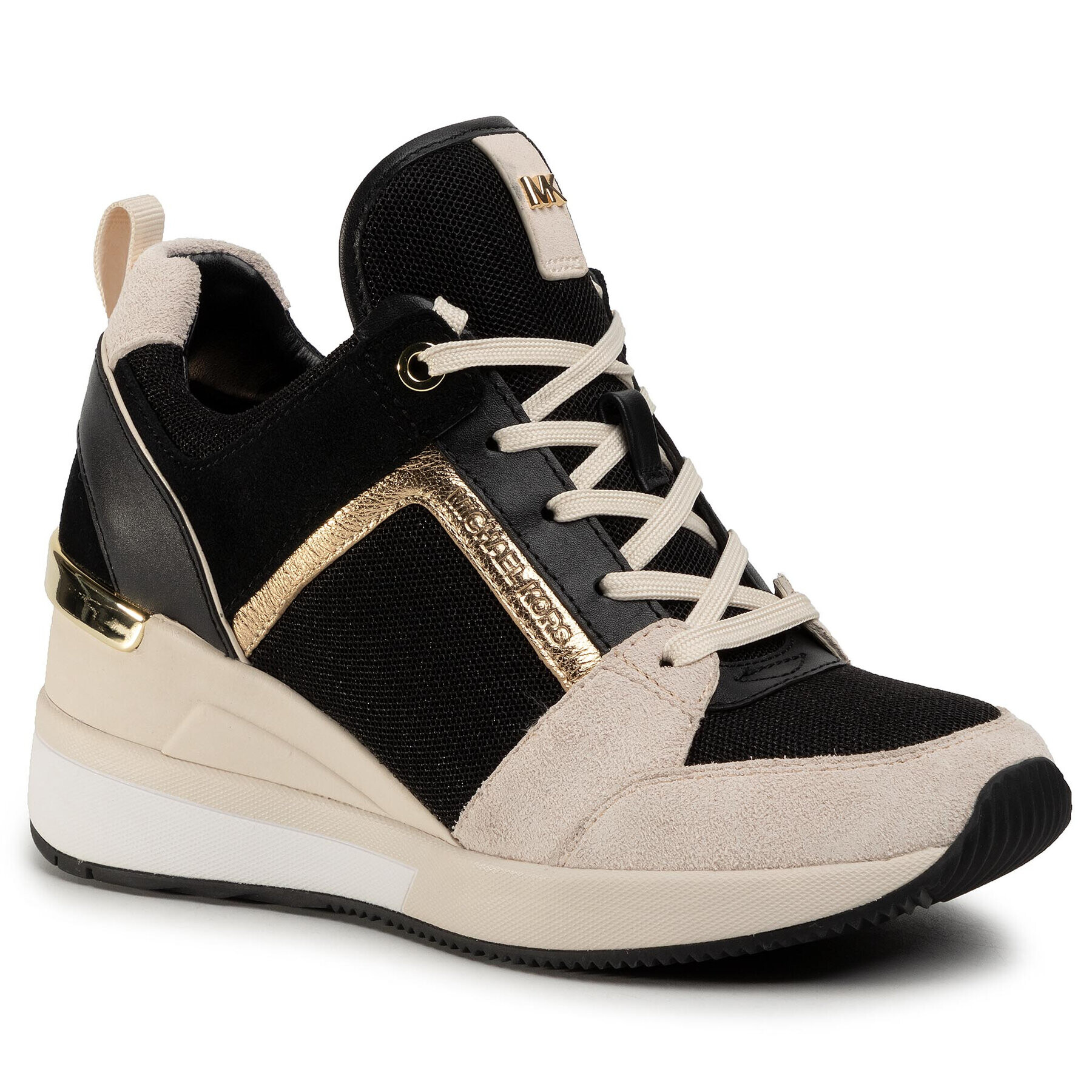 MICHAEL Michael Kors Сникърси Georgie Trainer 43R9GEFS1S Черен - Pepit.bg