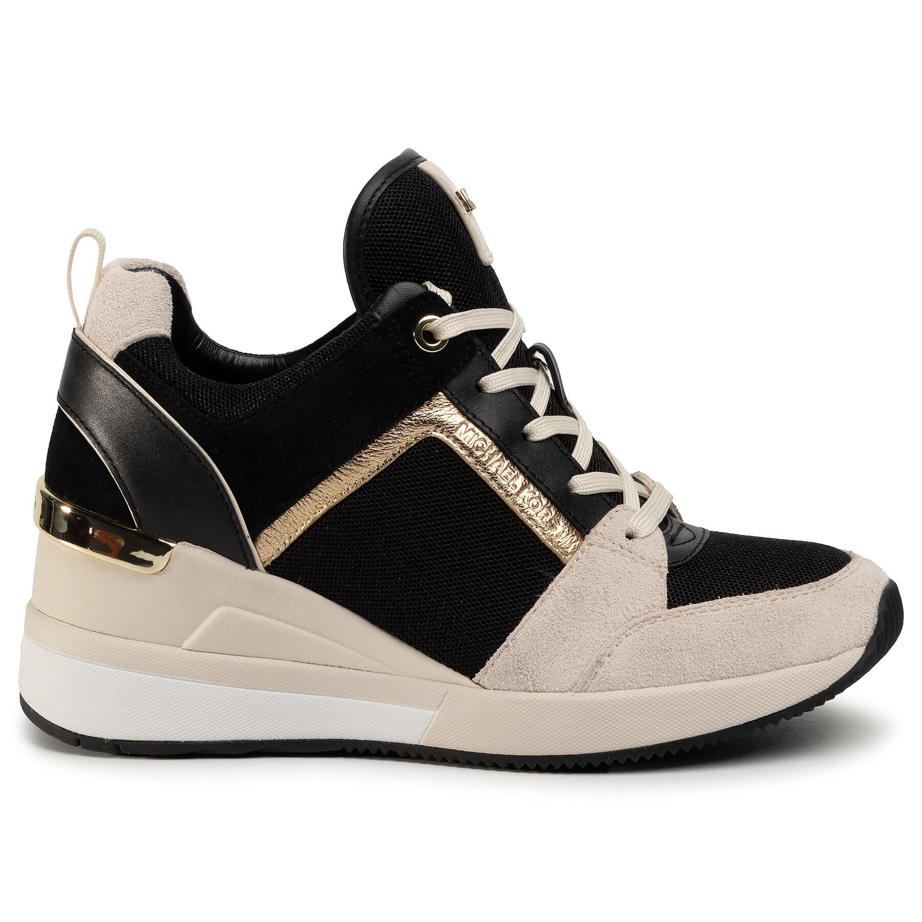 MICHAEL Michael Kors Сникърси Georgie Trainer 43R9GEFS1S Черен - Pepit.bg