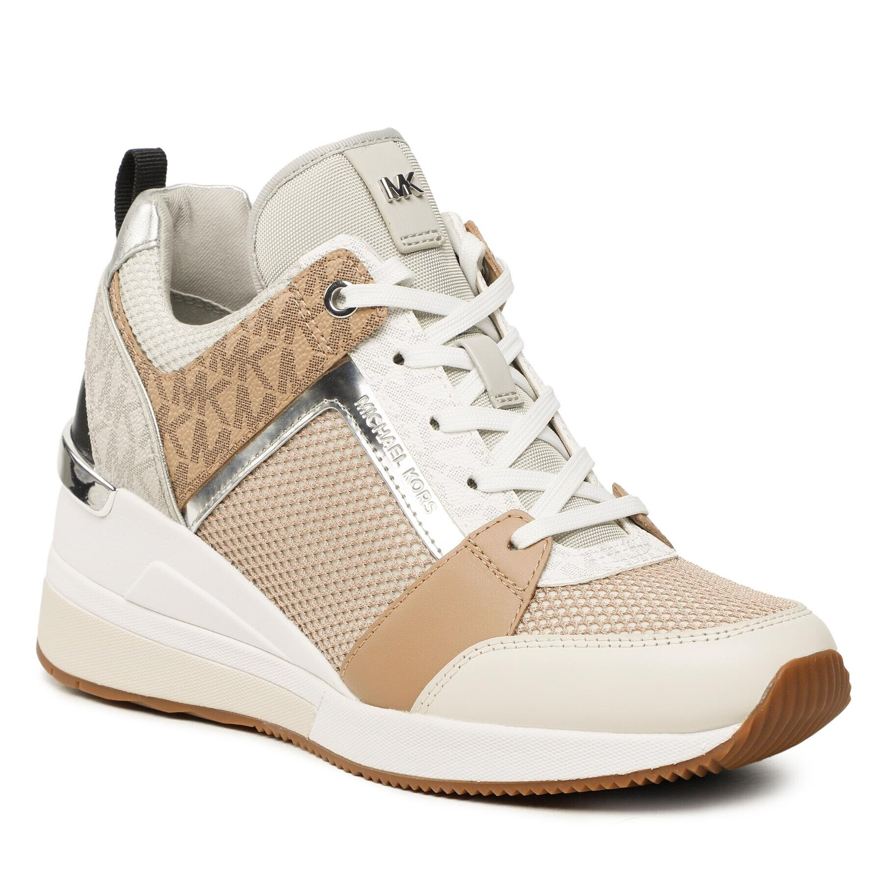 MICHAEL Michael Kors Сникърси Georgie 43S3GEFS1D Бежов - Pepit.bg