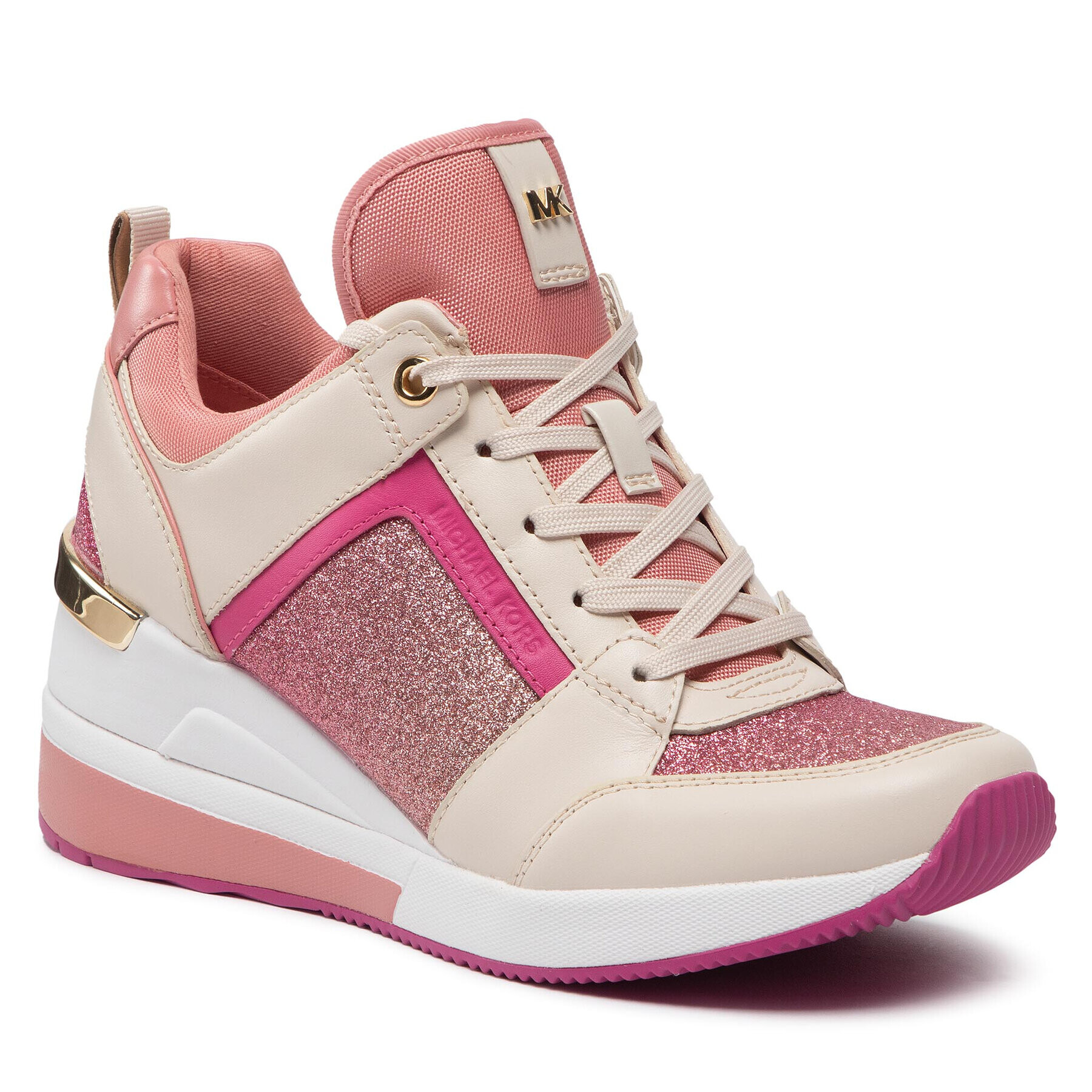 MICHAEL Michael Kors Сникърси Georgie Trainer 43T2GEFS5D Розов - Pepit.bg
