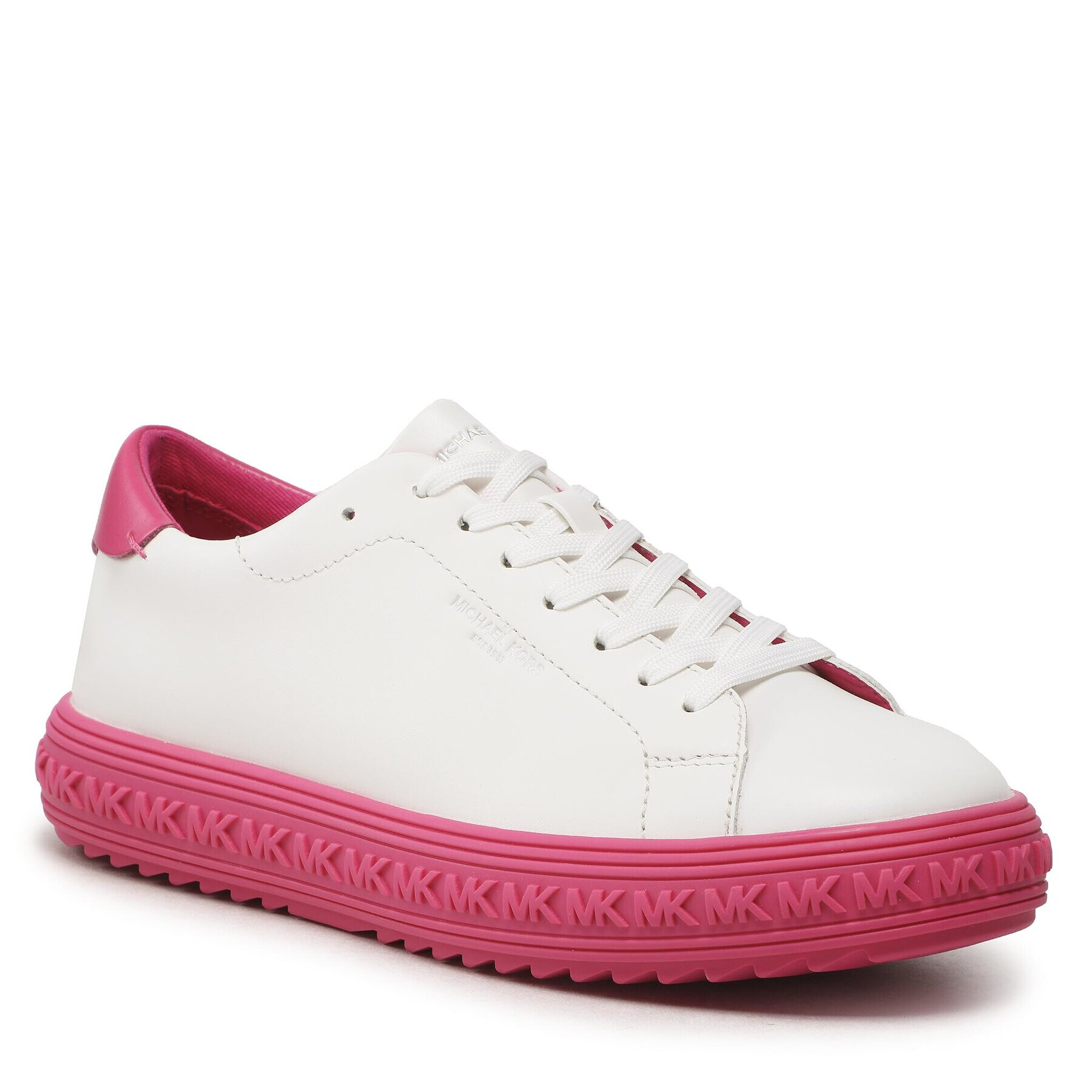 MICHAEL Michael Kors Сникърси Grove LAce Up 43F2GVFS1L Бял - Pepit.bg