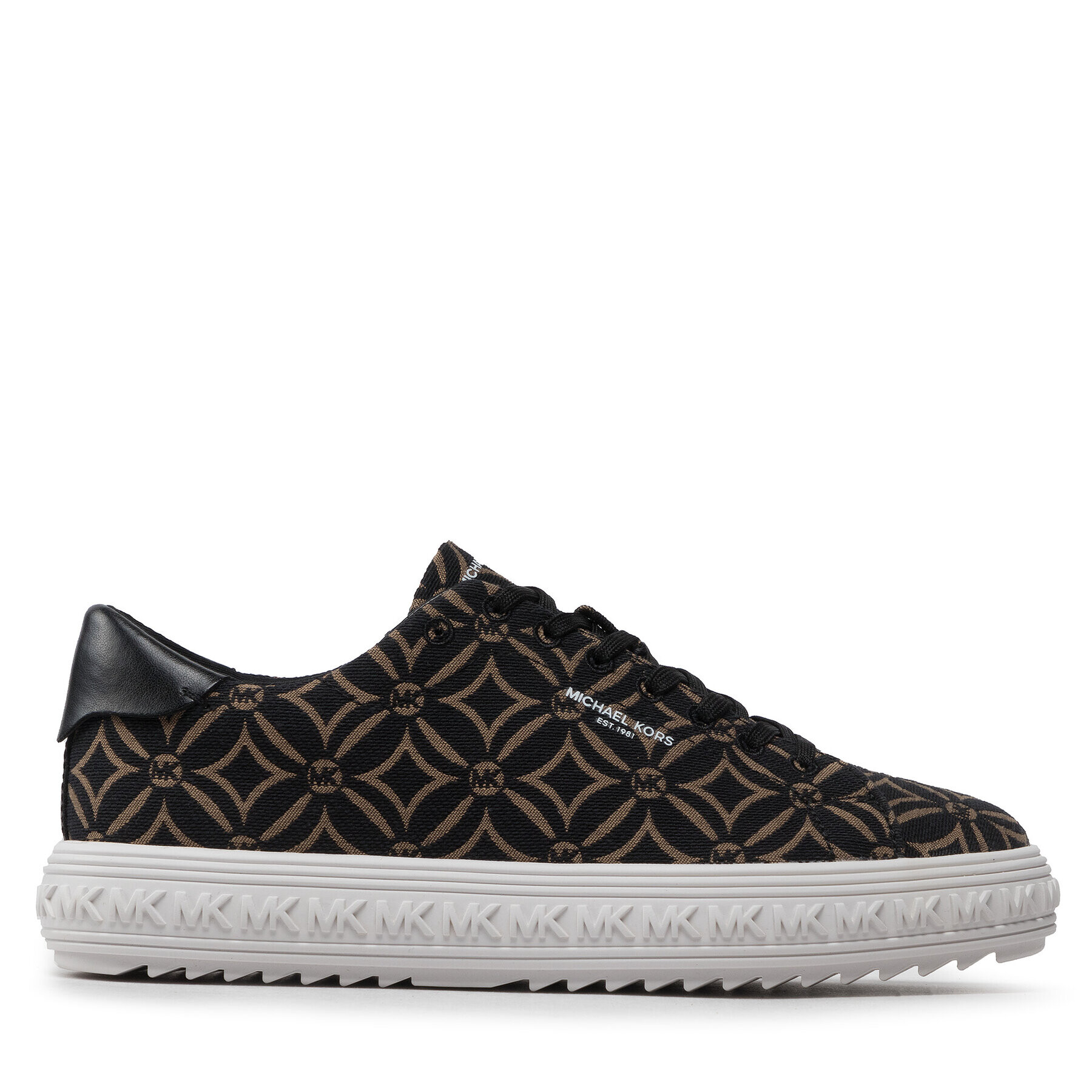 MICHAEL Michael Kors Сникърси Grove Lace Up 43F2GVFS1Y Черен - Pepit.bg