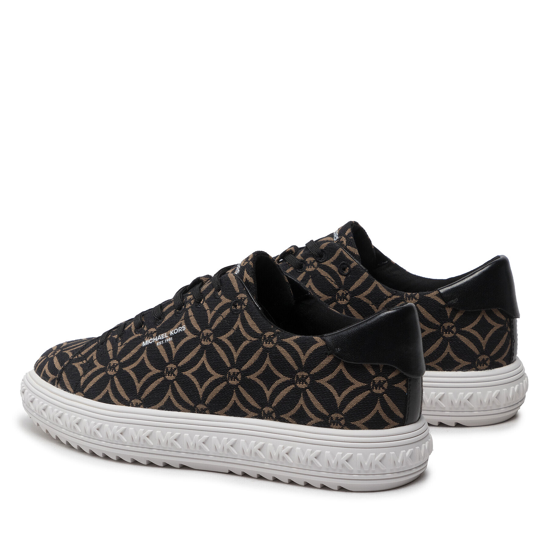 MICHAEL Michael Kors Сникърси Grove Lace Up 43F2GVFS1Y Черен - Pepit.bg