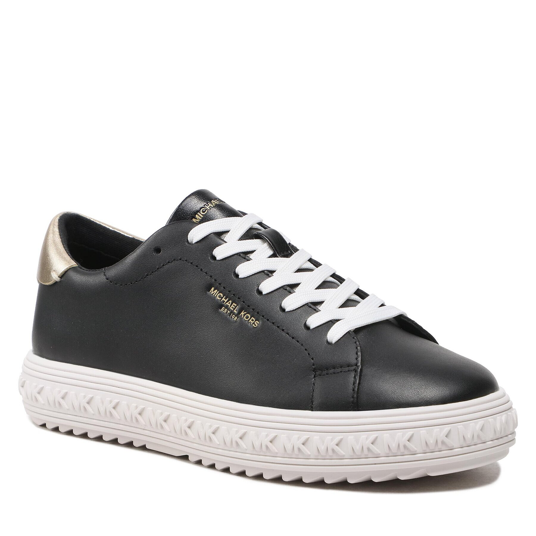 MICHAEL Michael Kors Сникърси Grove Lace Up 43F2GVFS6L Черен - Pepit.bg