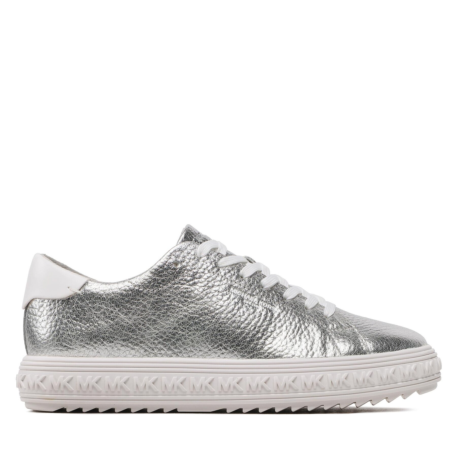MICHAEL Michael Kors Сникърси Grove Lace Up 43F2GVFS8L Сребрист - Pepit.bg