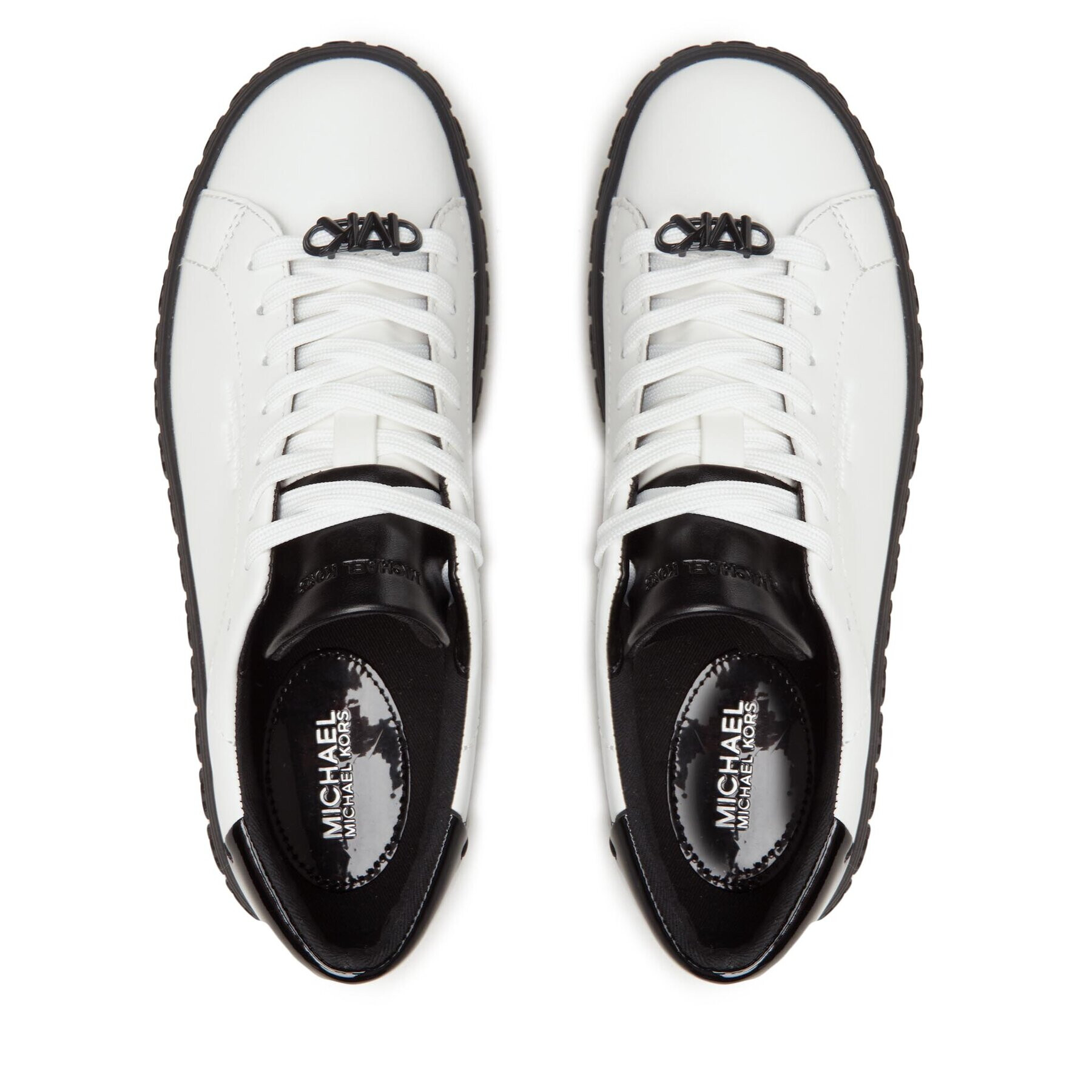 MICHAEL Michael Kors Сникърси Grove Lace Up 43R3GVFS1L Бял - Pepit.bg