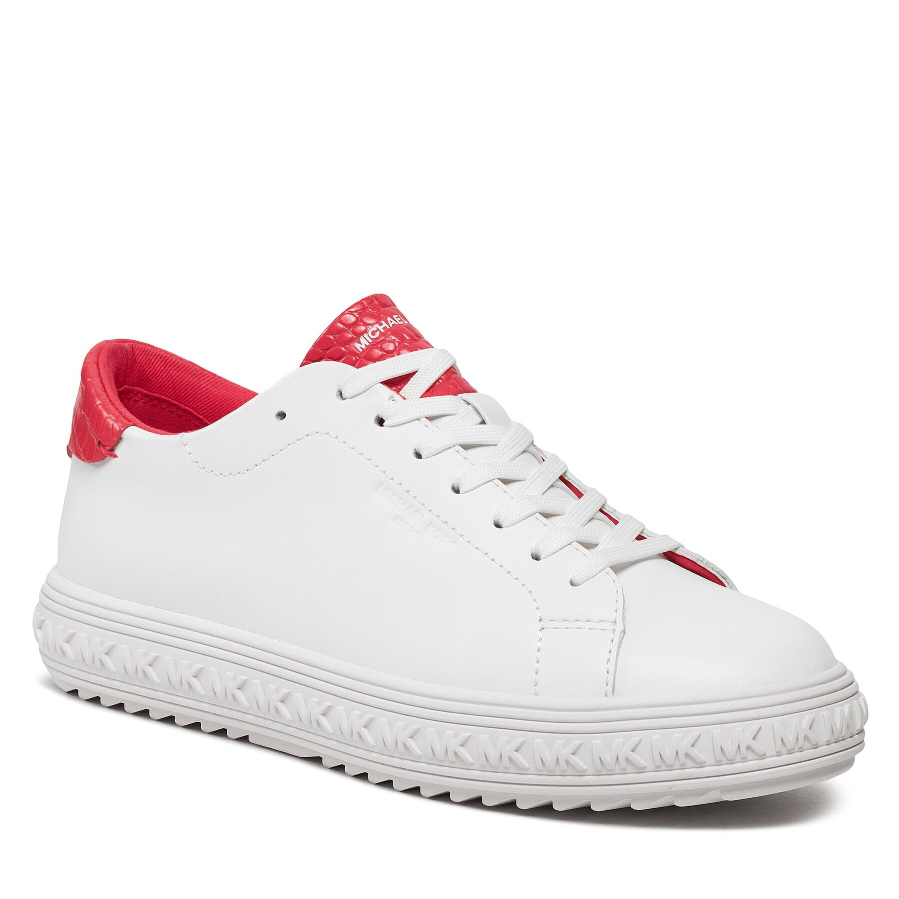 MICHAEL Michael Kors Сникърси Grove Lace Up 43S3GVFS2L Бял - Pepit.bg