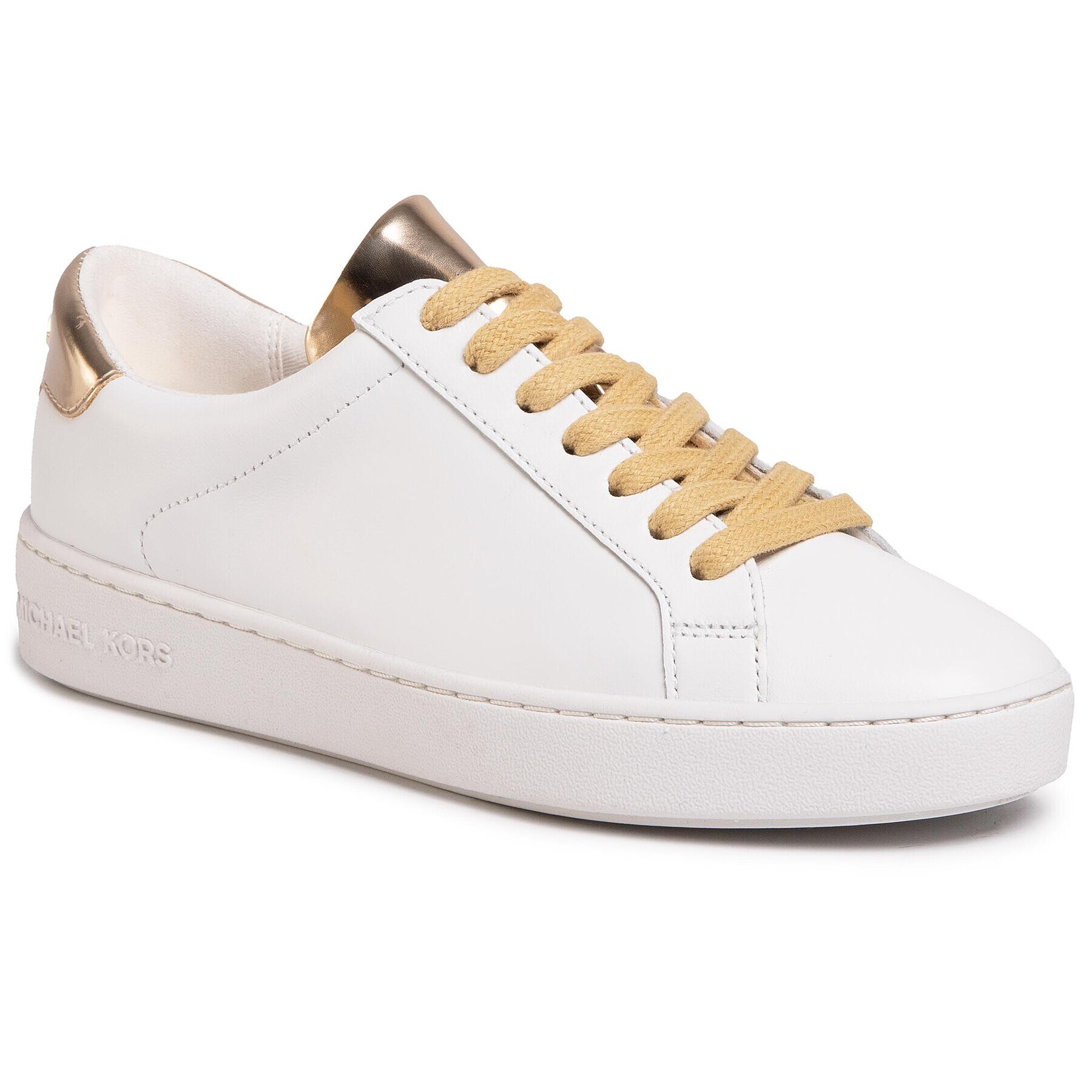 MICHAEL Michael Kors Сникърси Irving Lace Up 43S5IRFS2L Бял - Pepit.bg