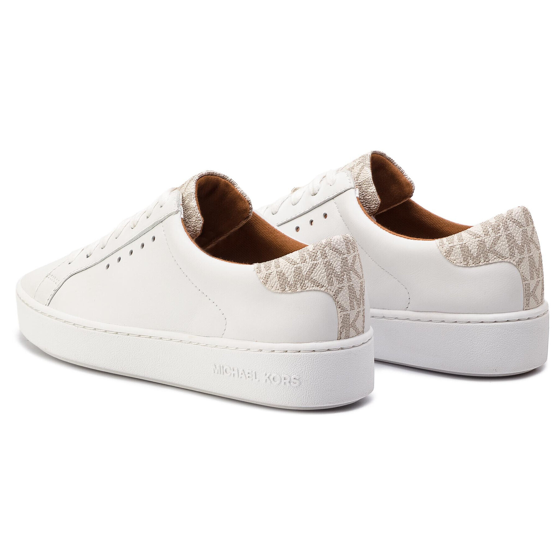 MICHAEL Michael Kors Сникърси Irving Lace Up 43S7IRFS3L Бял - Pepit.bg