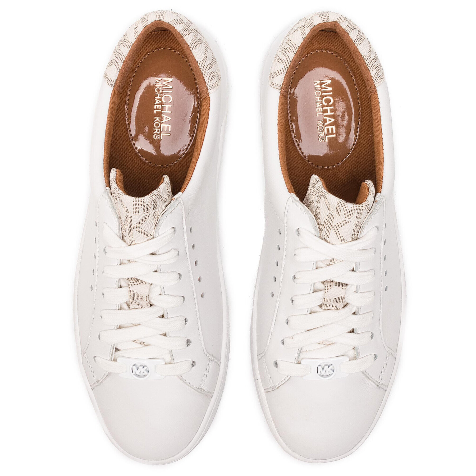 MICHAEL Michael Kors Сникърси Irving Lace Up 43S7IRFS3L Бял - Pepit.bg