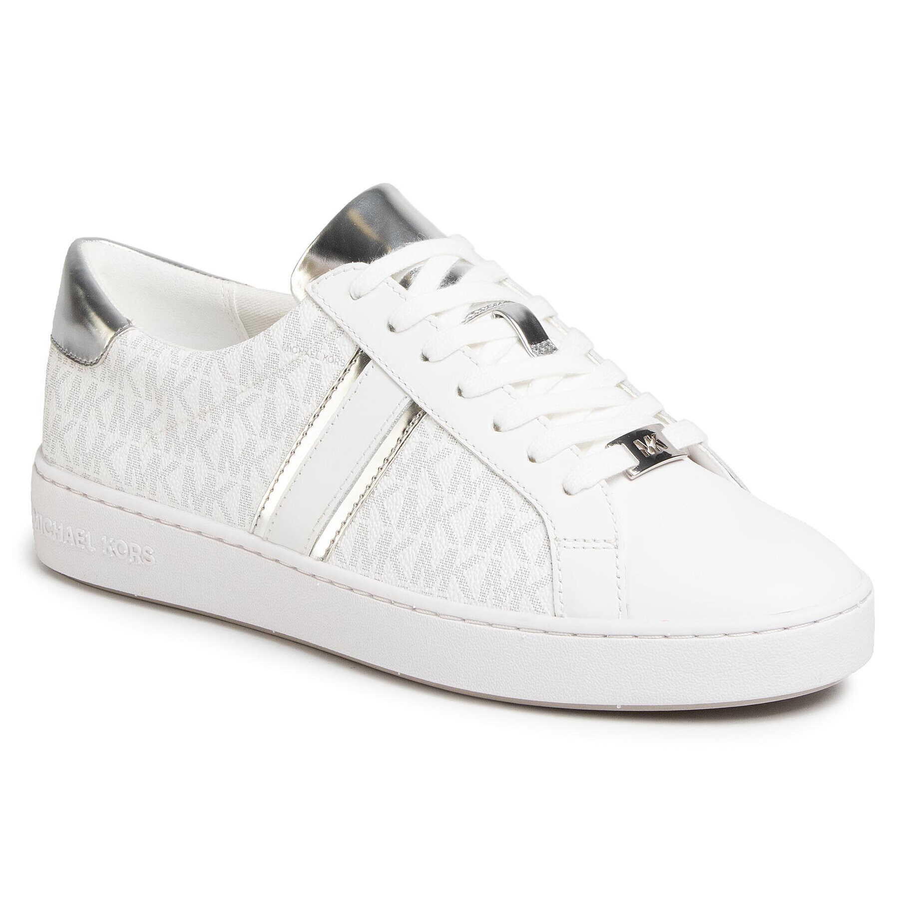 MICHAEL Michael Kors Сникърси Irving Stripe Lace Up 43S0IRFS2B Бял - Pepit.bg
