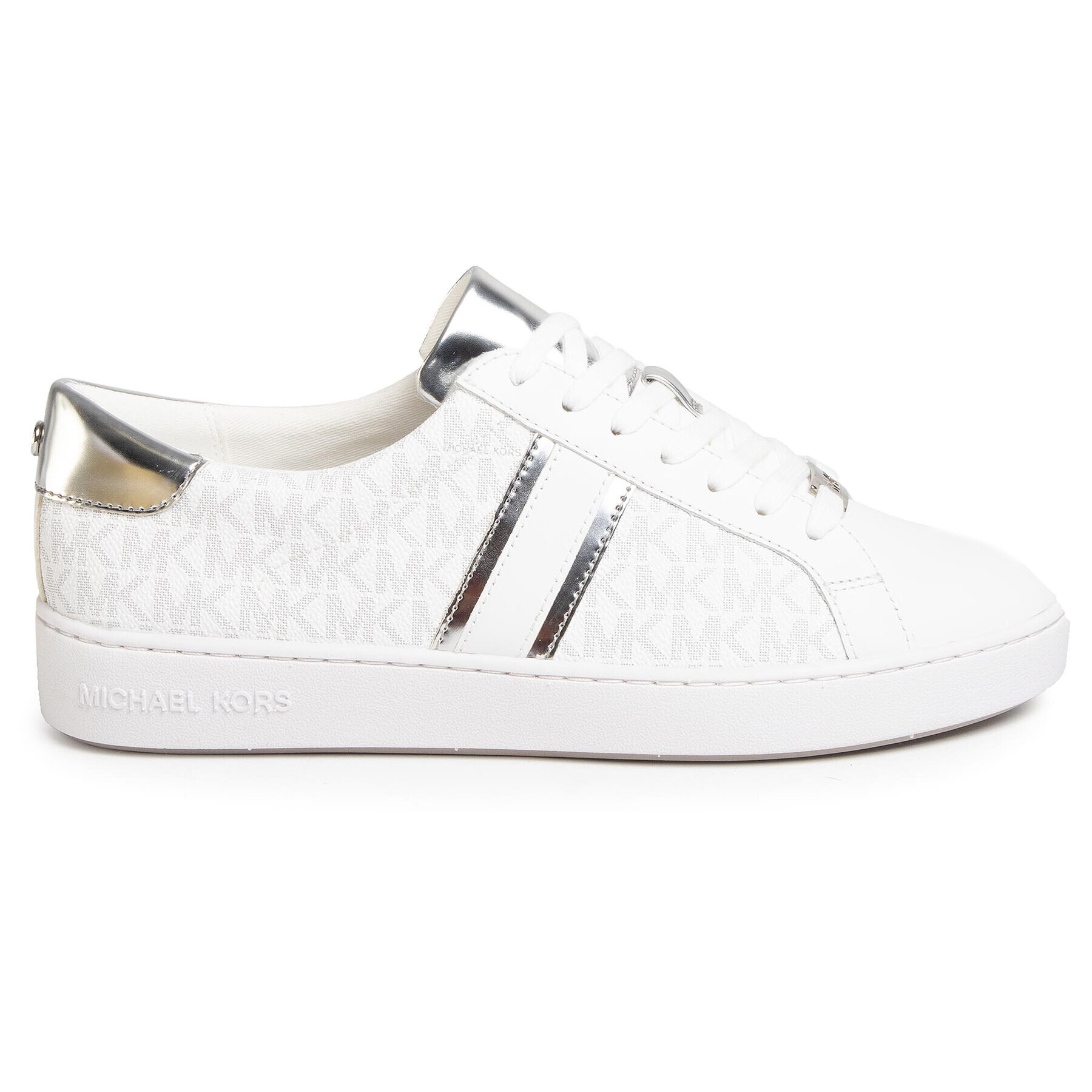 MICHAEL Michael Kors Сникърси Irving Stripe Lace Up 43S0IRFS2B Бял - Pepit.bg