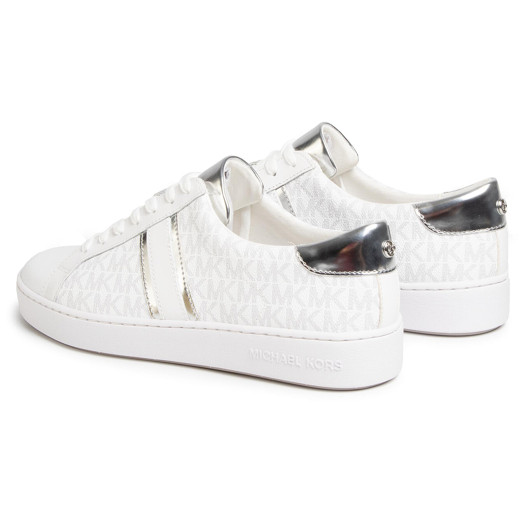MICHAEL Michael Kors Сникърси Irving Stripe Lace Up 43S0IRFS2B Бял - Pepit.bg
