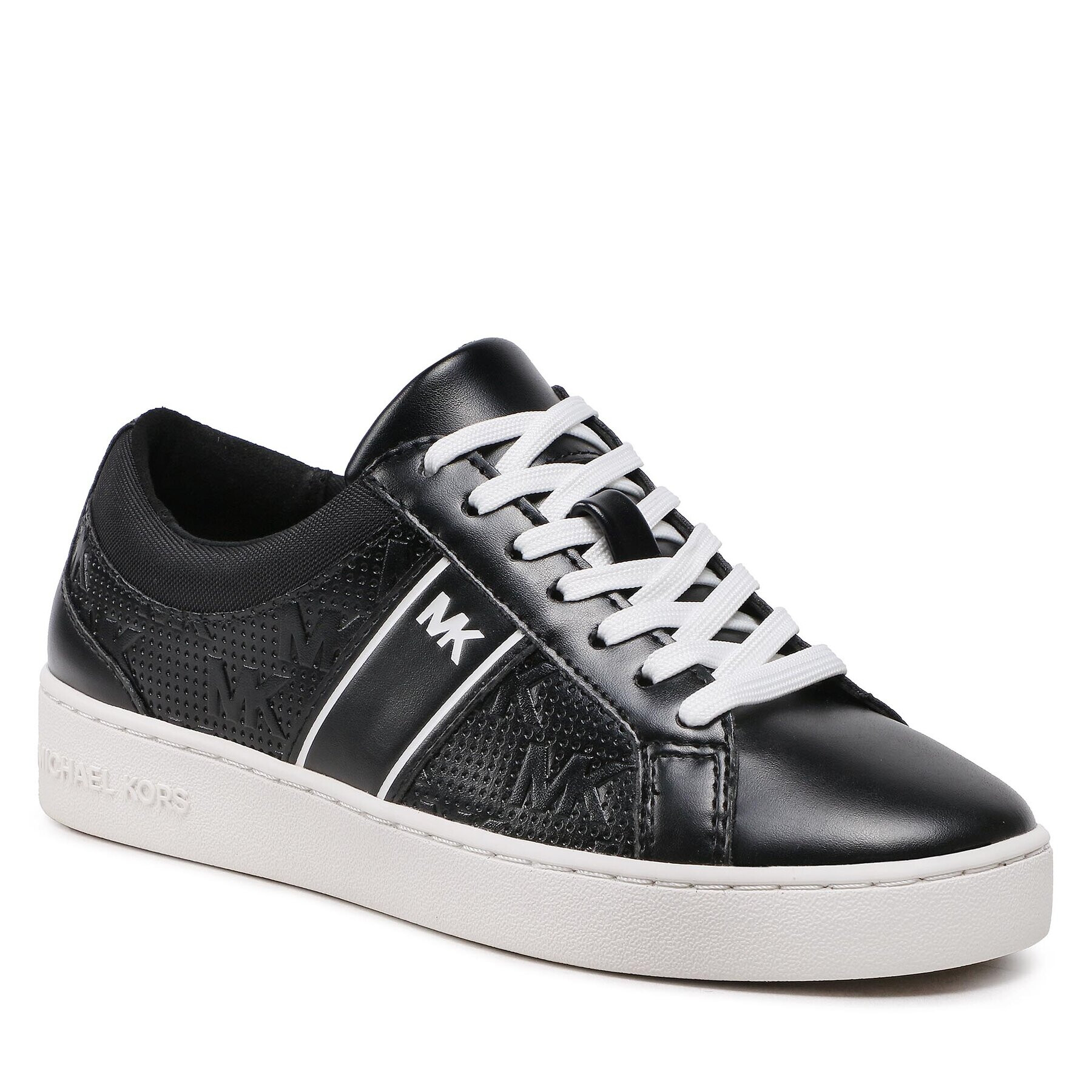 MICHAEL Michael Kors Сникърси Juno Stripe Lace Up 43R3JUFSAB Черен - Pepit.bg