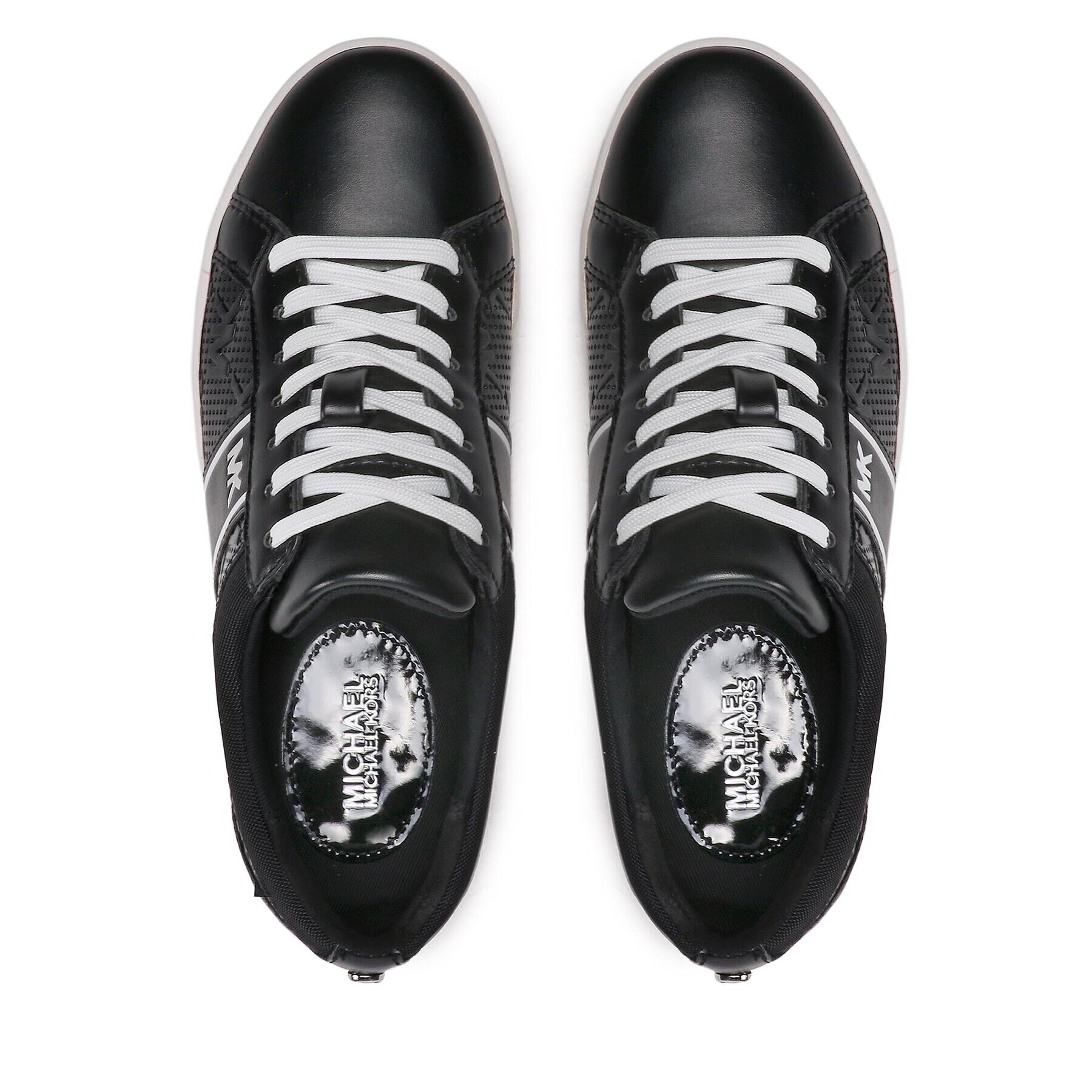 MICHAEL Michael Kors Сникърси Juno Stripe Lace Up 43R3JUFSAB Черен - Pepit.bg