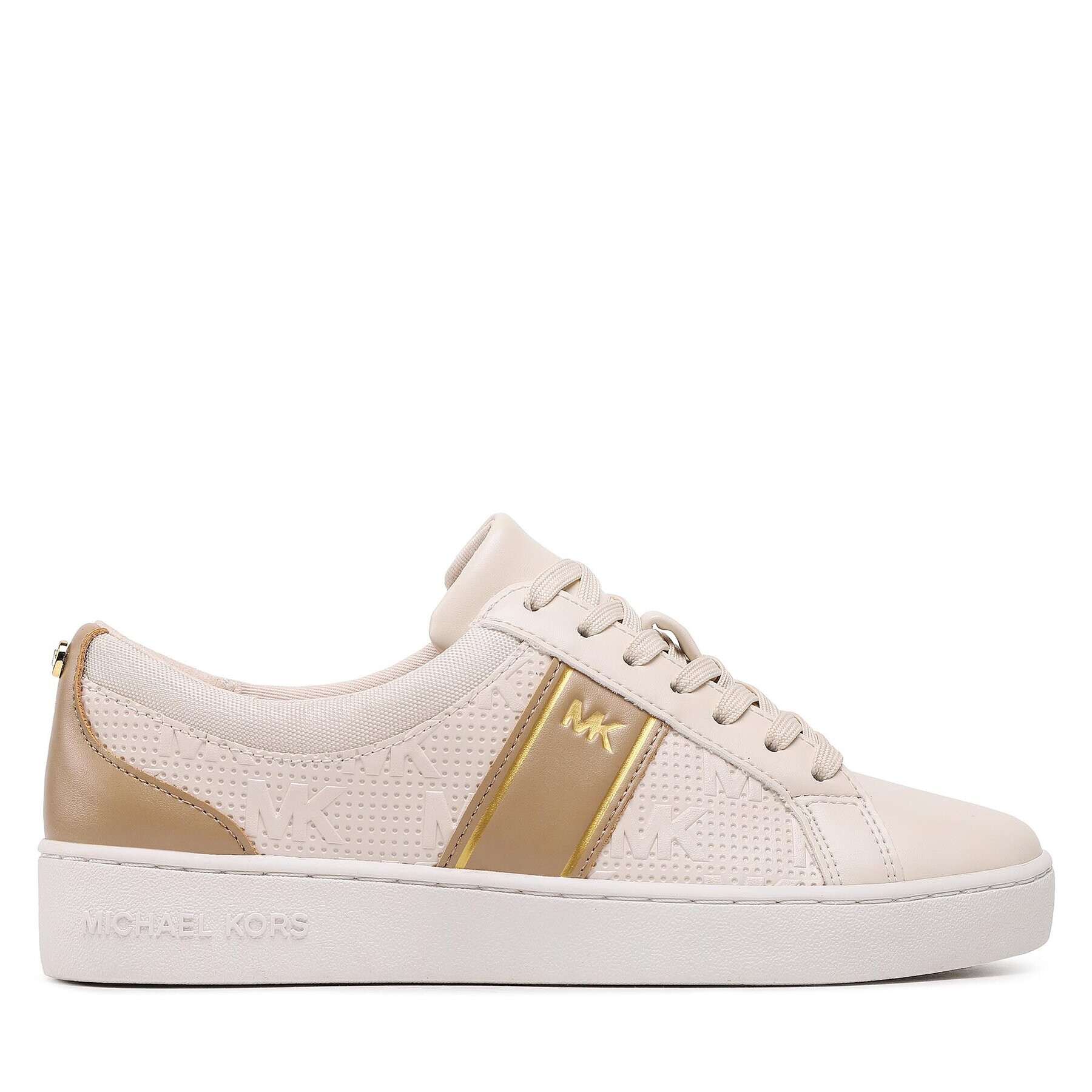 MICHAEL Michael Kors Сникърси Juno Stripe Lace Up 43S3JUFSAB Бежов - Pepit.bg