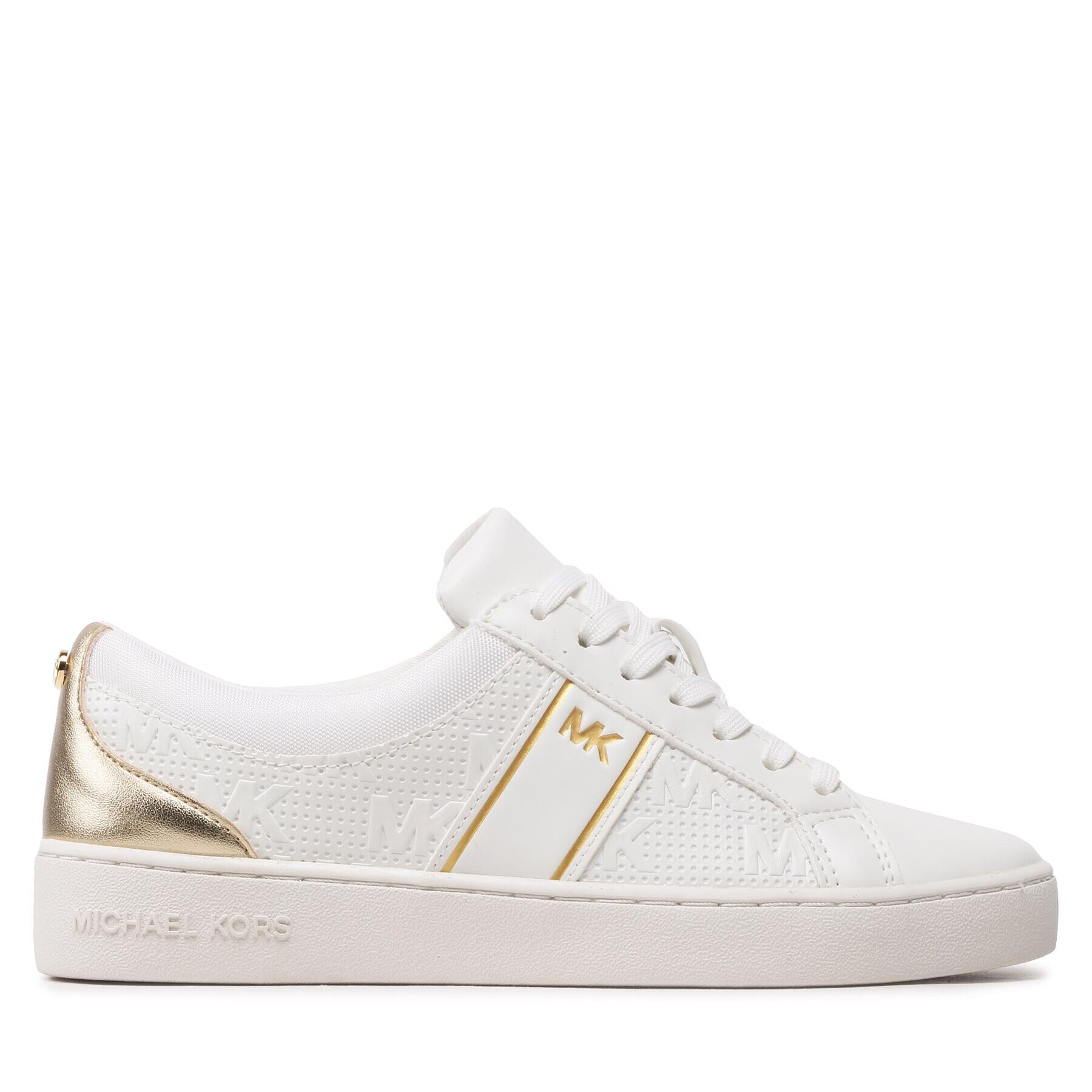 MICHAEL Michael Kors Сникърси Juno Stripe Lacu Up 43S3JUFSCB Бял - Pepit.bg