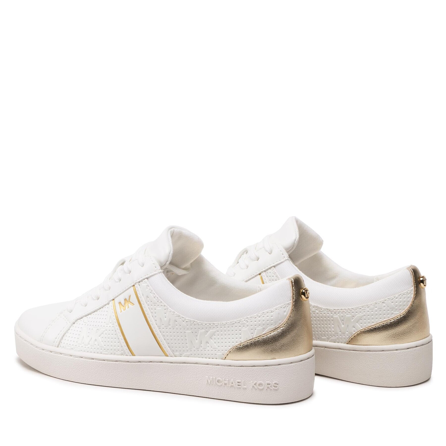 MICHAEL Michael Kors Сникърси Juno Stripe Lacu Up 43S3JUFSCB Бял - Pepit.bg