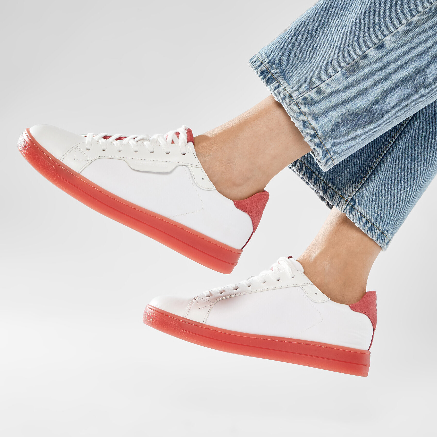 MICHAEL Michael Kors Сникърси Keating Lace Up Бял - Pepit.bg