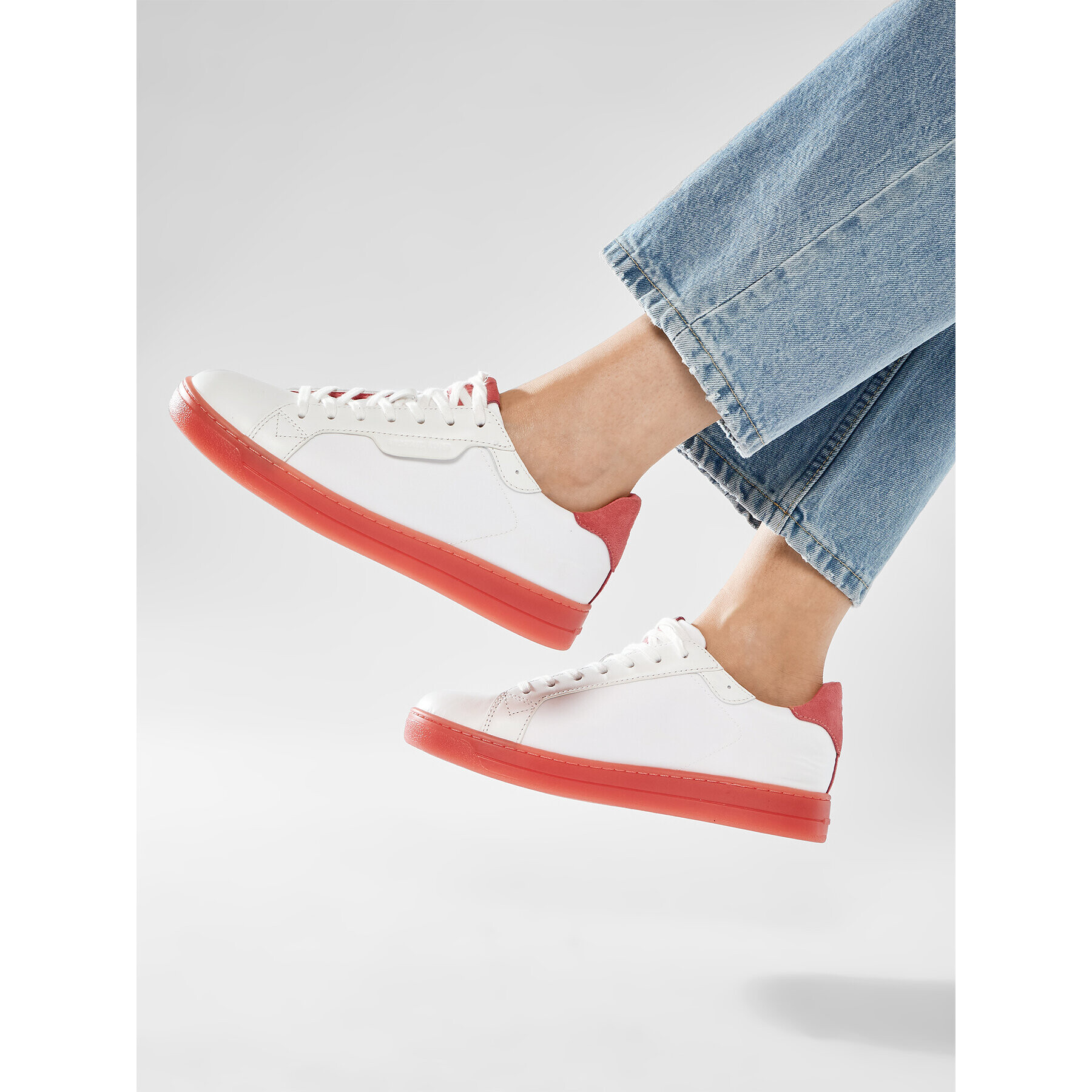 MICHAEL Michael Kors Сникърси Keating Lace Up Бял - Pepit.bg