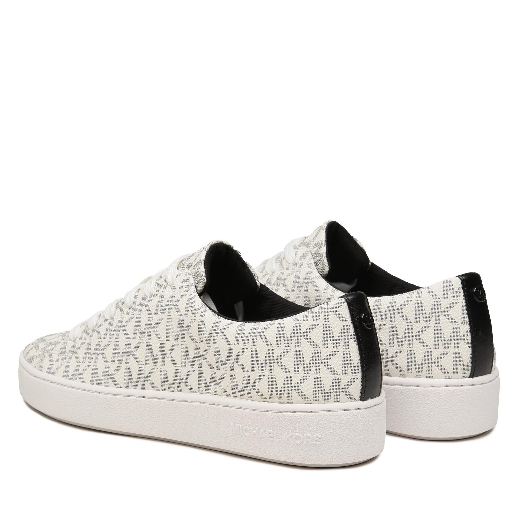 MICHAEL Michael Kors Сникърси Keaton Lace Up 43R3KTFS1B Бял - Pepit.bg