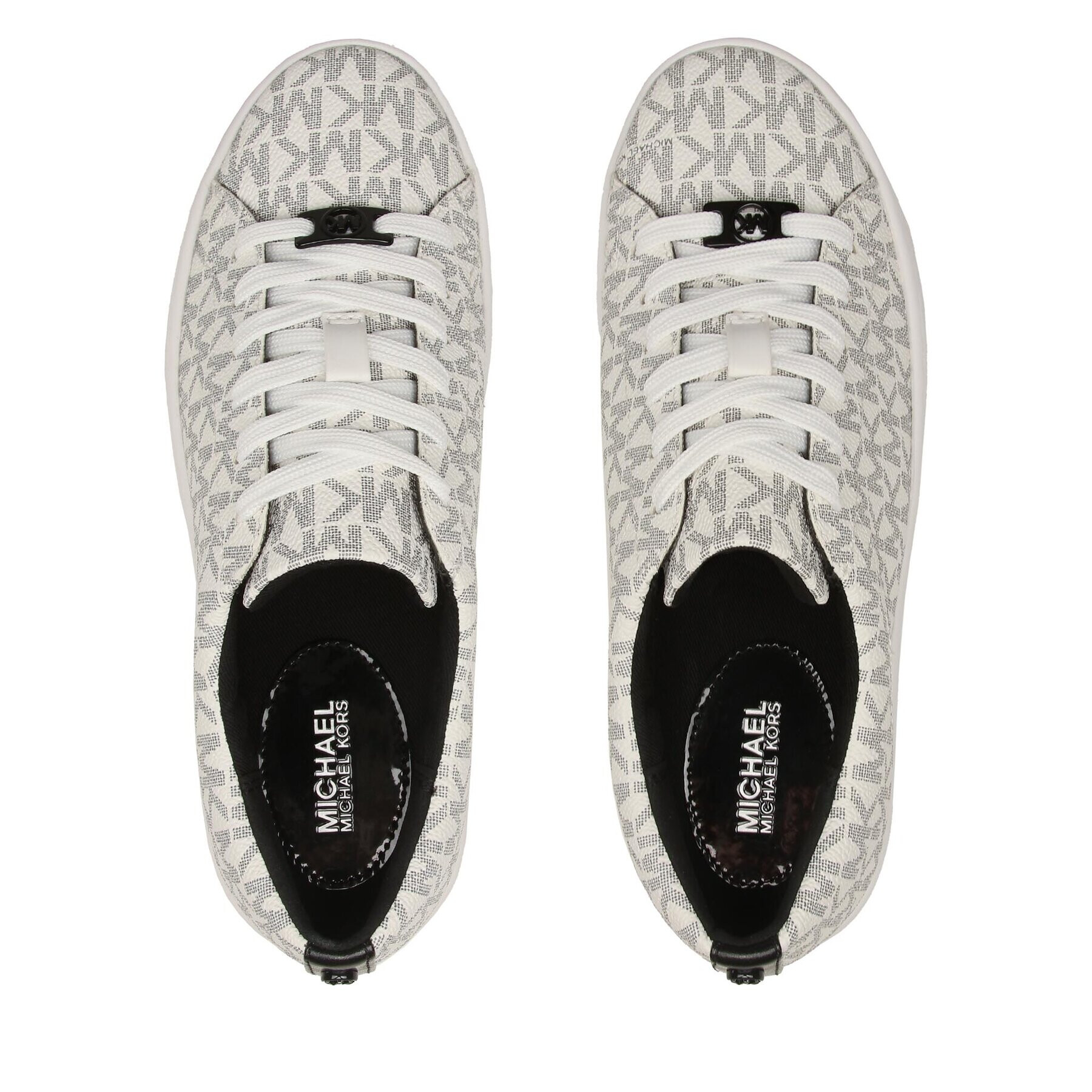 MICHAEL Michael Kors Сникърси Keaton Lace Up 43R3KTFS1B Бял - Pepit.bg