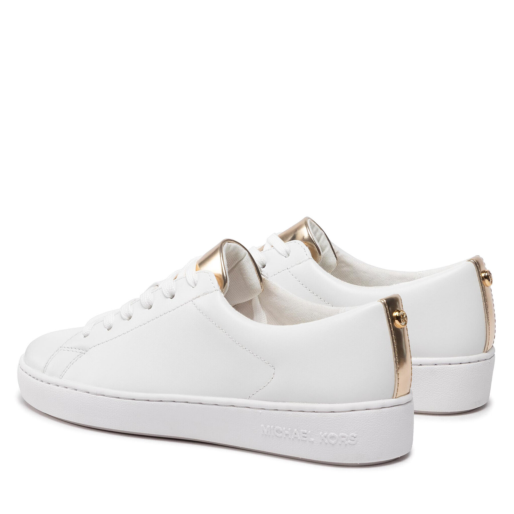 MICHAEL Michael Kors Сникърси Keaton Lace Up 43T2KTFS4L Бял - Pepit.bg