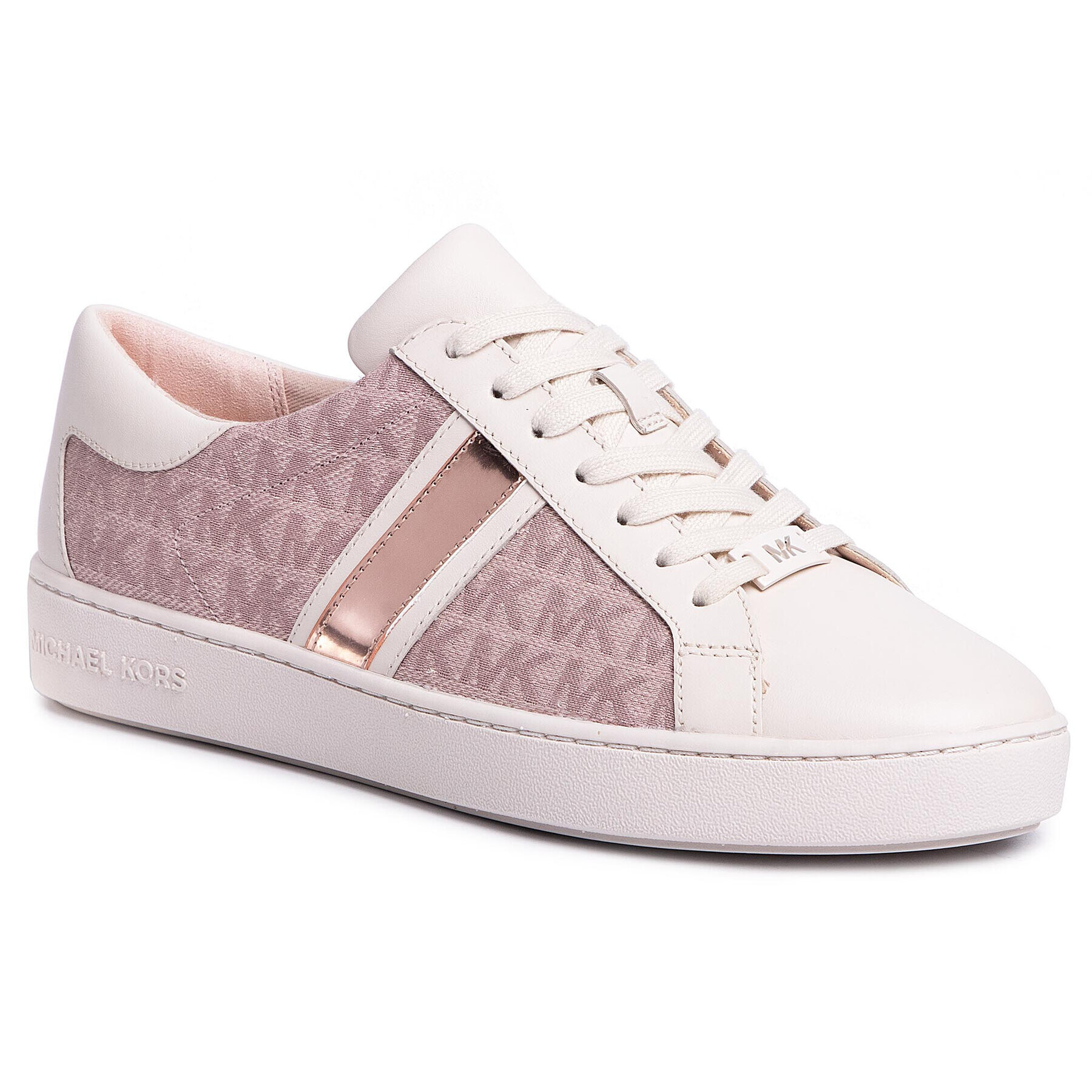 MICHAEL Michael Kors Сникърси Keaton Stripe Sneaker 43S0KTFS2Y Розов - Pepit.bg