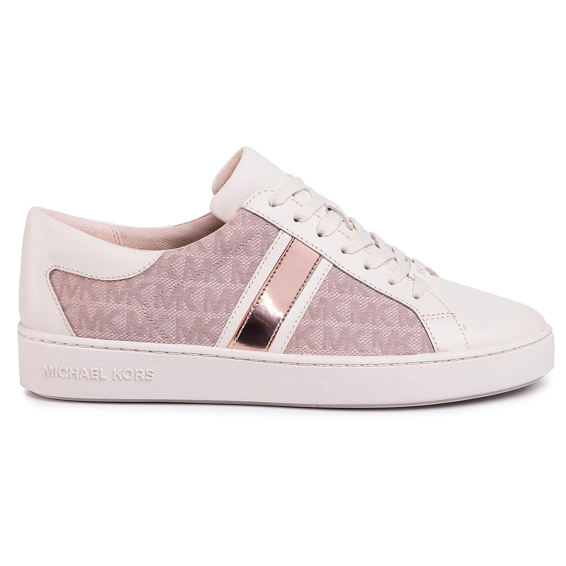 MICHAEL Michael Kors Сникърси Keaton Stripe Sneaker 43S0KTFS2Y Розов - Pepit.bg