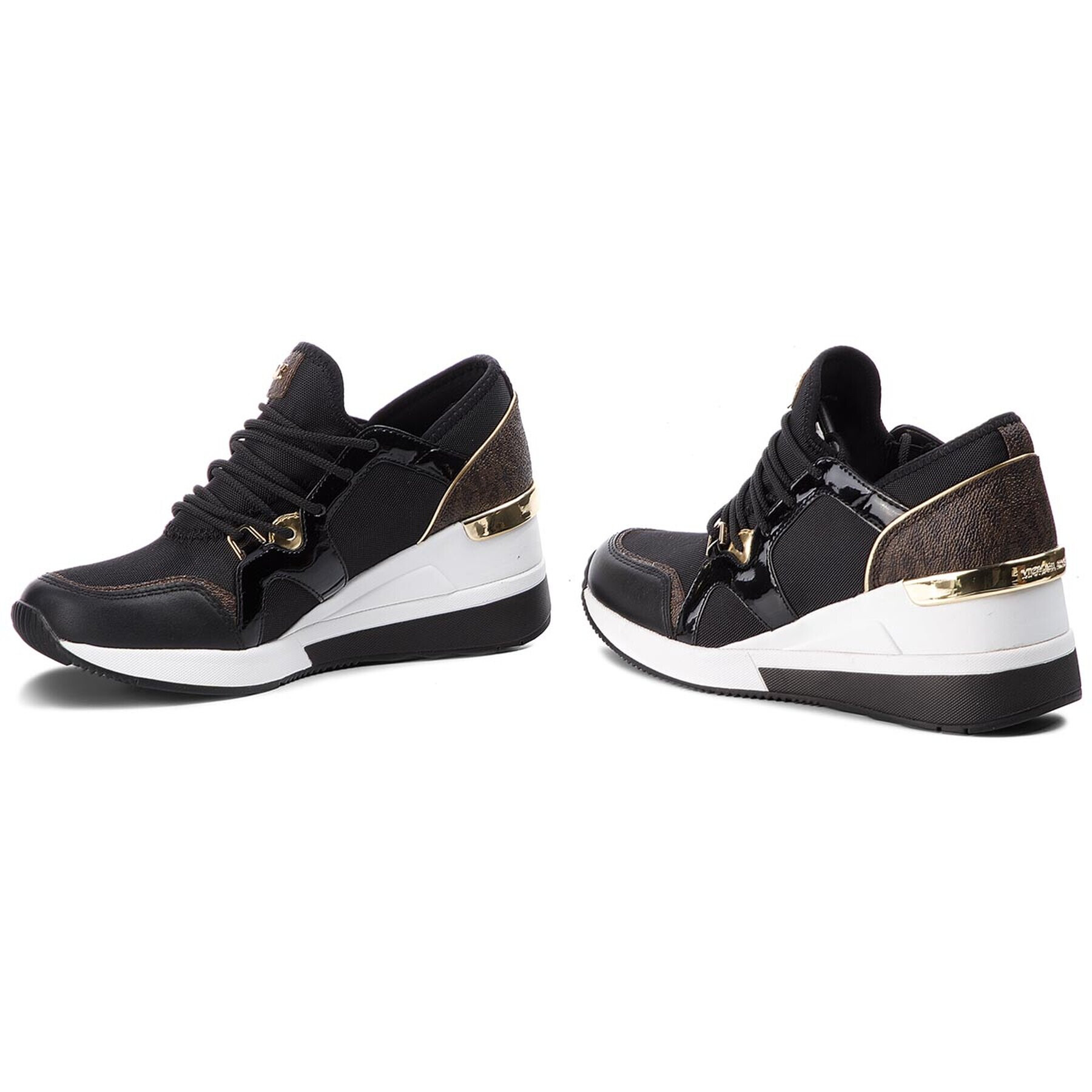 MICHAEL Michael Kors Сникърси Liv Trainer 43F8SCFS3D Черен - Pepit.bg