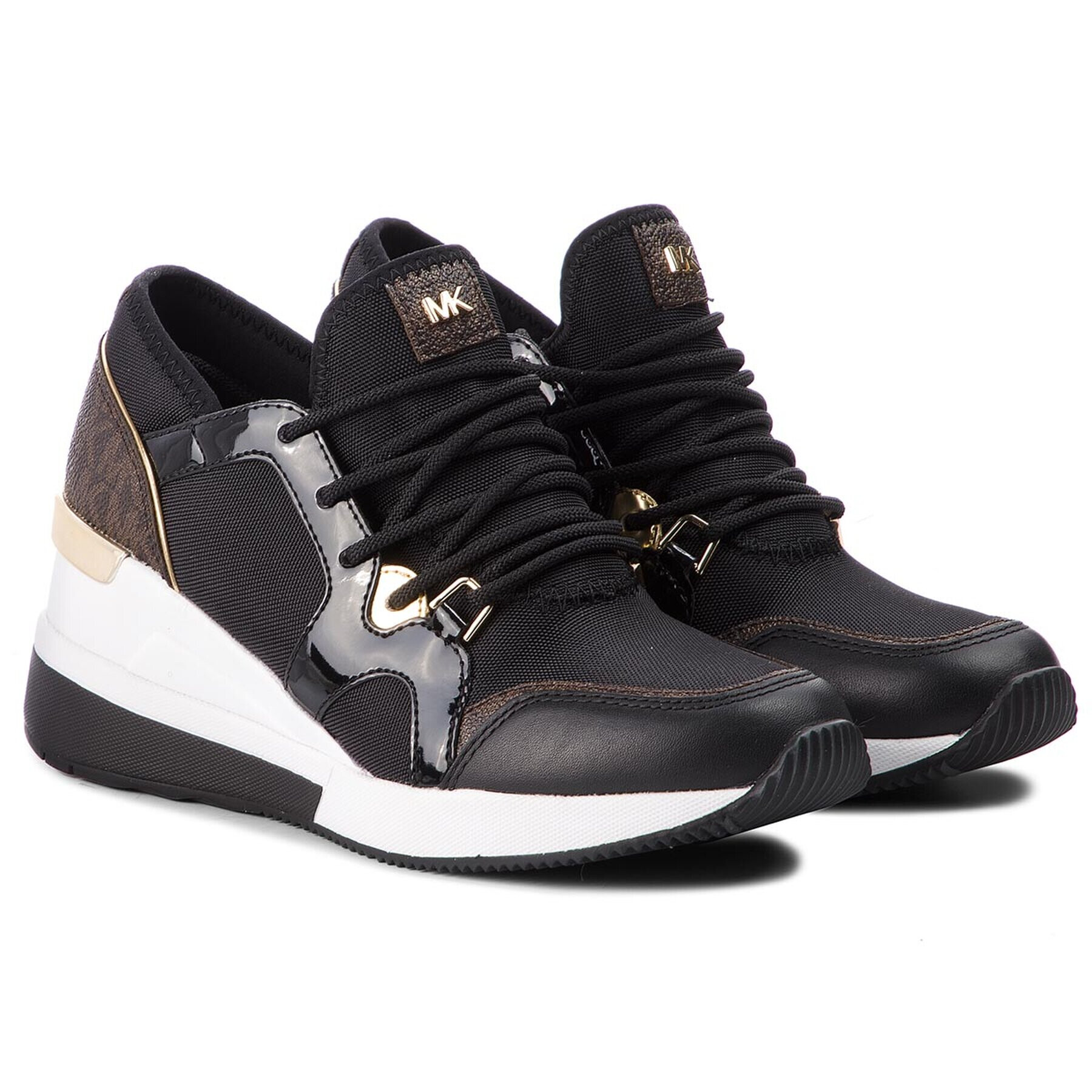 MICHAEL Michael Kors Сникърси Liv Trainer 43F8SCFS3D Черен - Pepit.bg