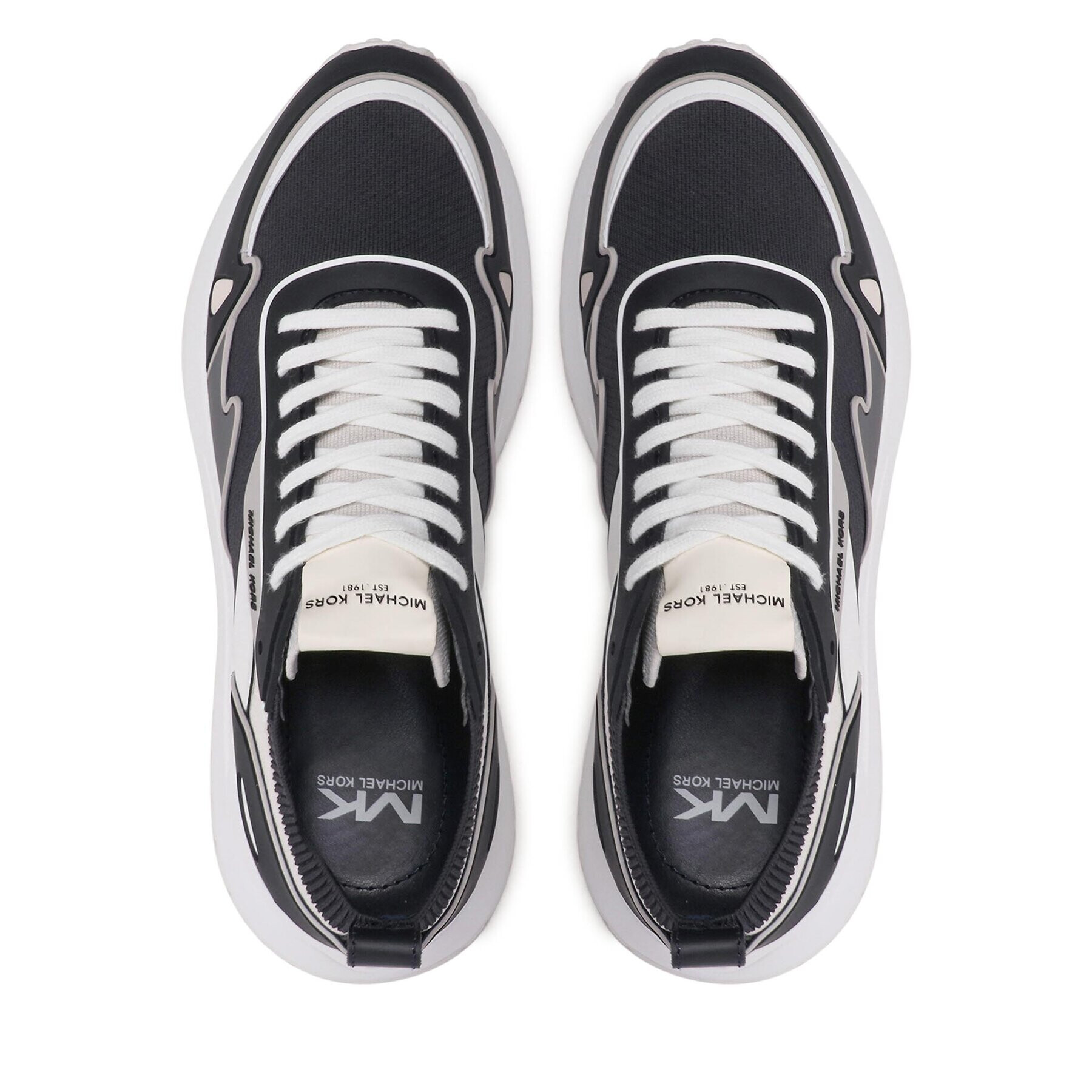 MICHAEL Michael Kors Сникърси Miles Knit Trainer 42F2MIFS5D Черен - Pepit.bg