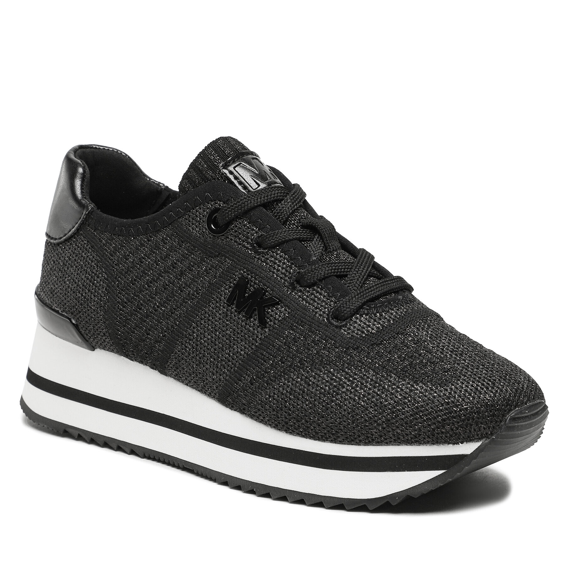 MICHAEL Michael Kors Сникърси Monique Knit Trainer 43F3MQFSAM Черен - Pepit.bg