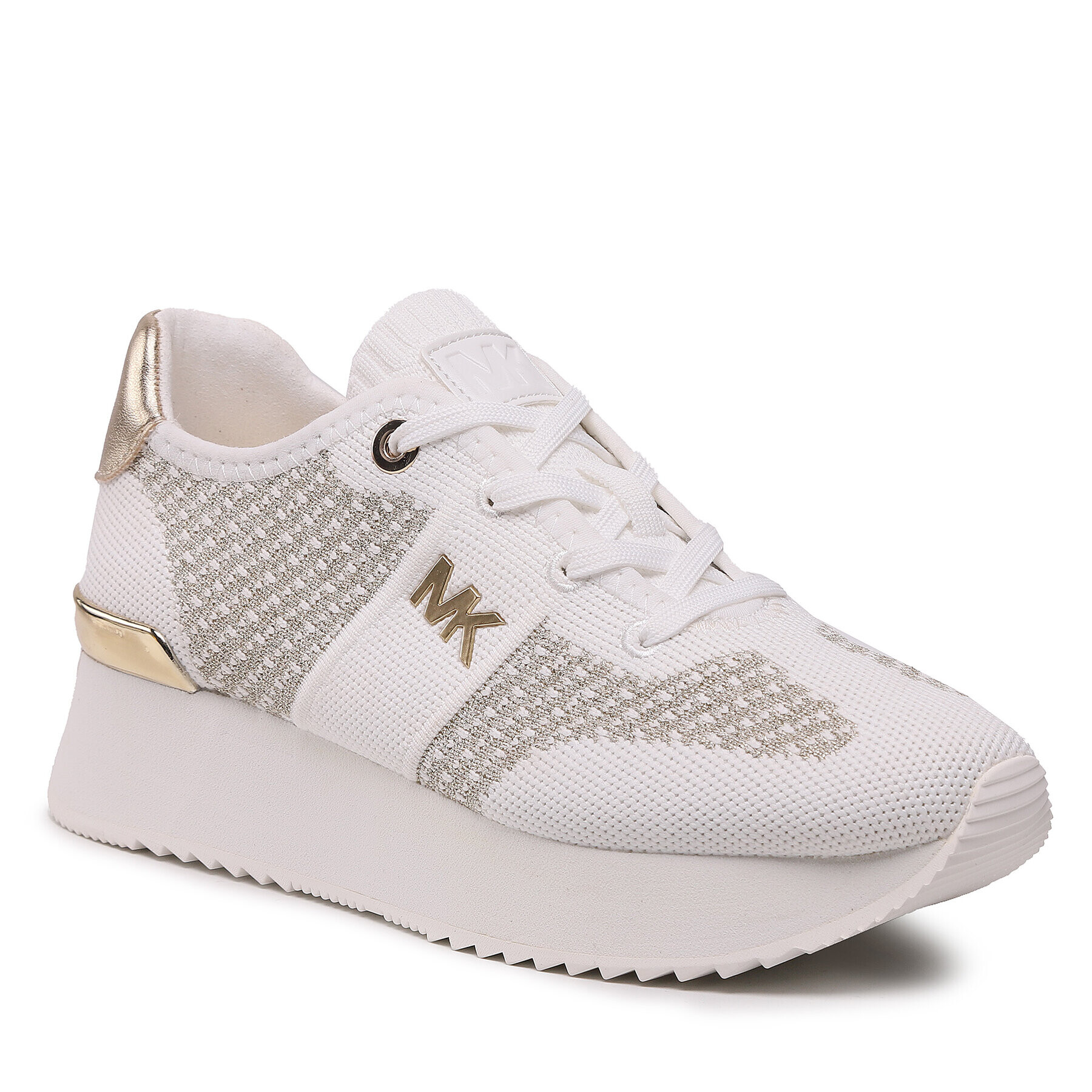 MICHAEL Michael Kors Сникърси Monique Knit Trainer 43R3MQFSBM Бял - Pepit.bg