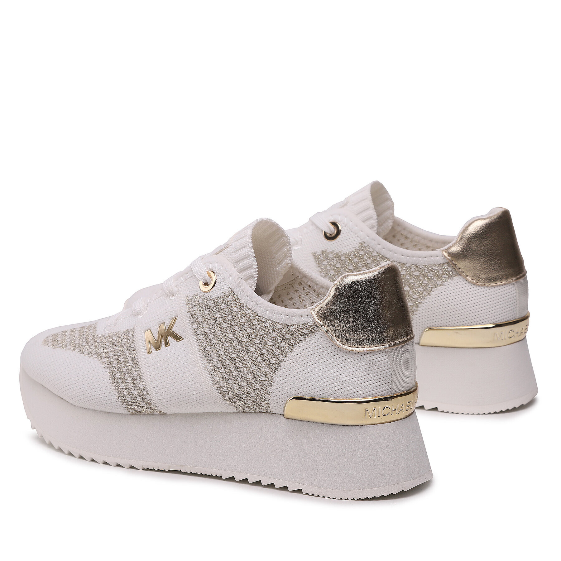 MICHAEL Michael Kors Сникърси Monique Knit Trainer 43R3MQFSBM Бял - Pepit.bg