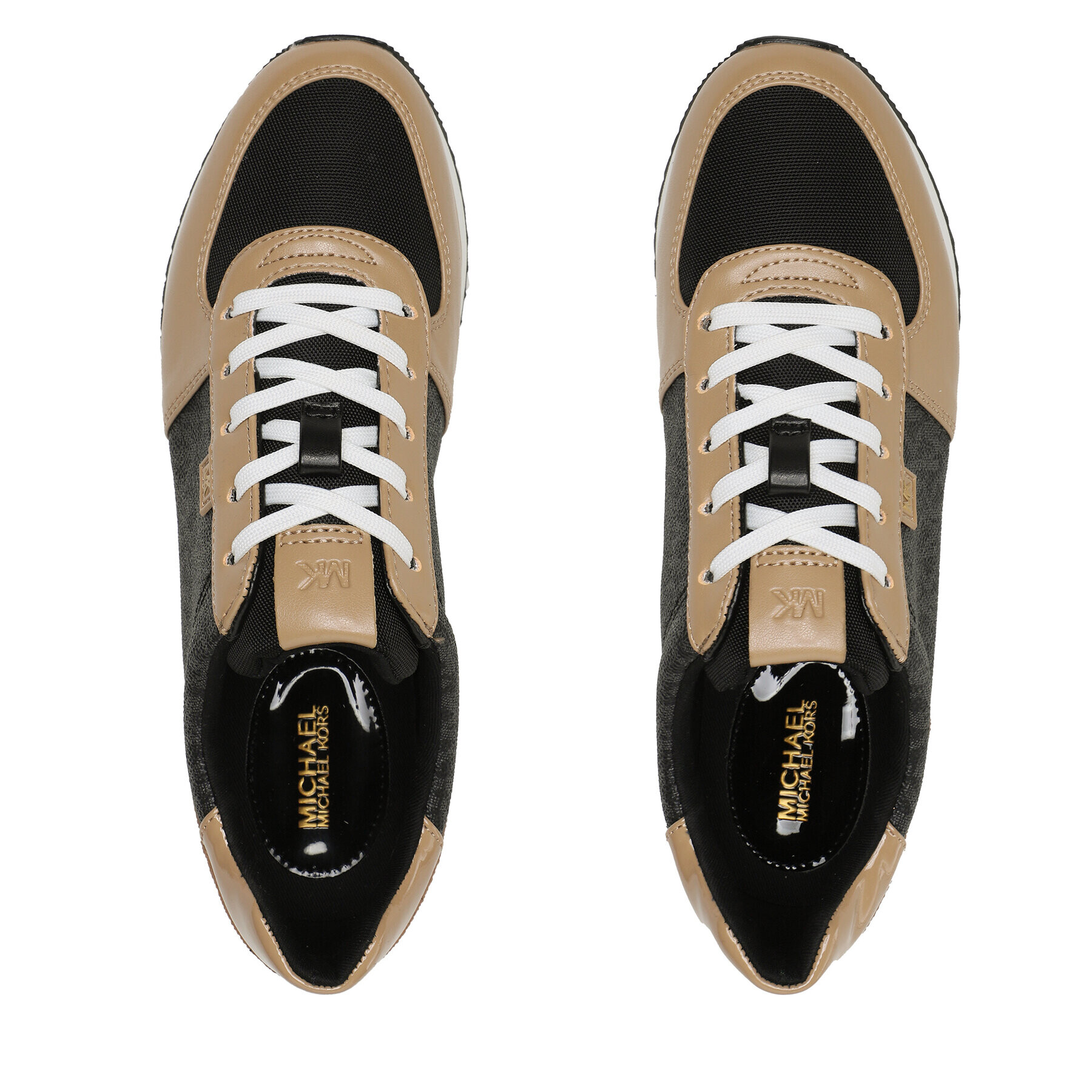 MICHAEL Michael Kors Сникърси Monique Trainer 43F3MQFSAB Кафяв - Pepit.bg