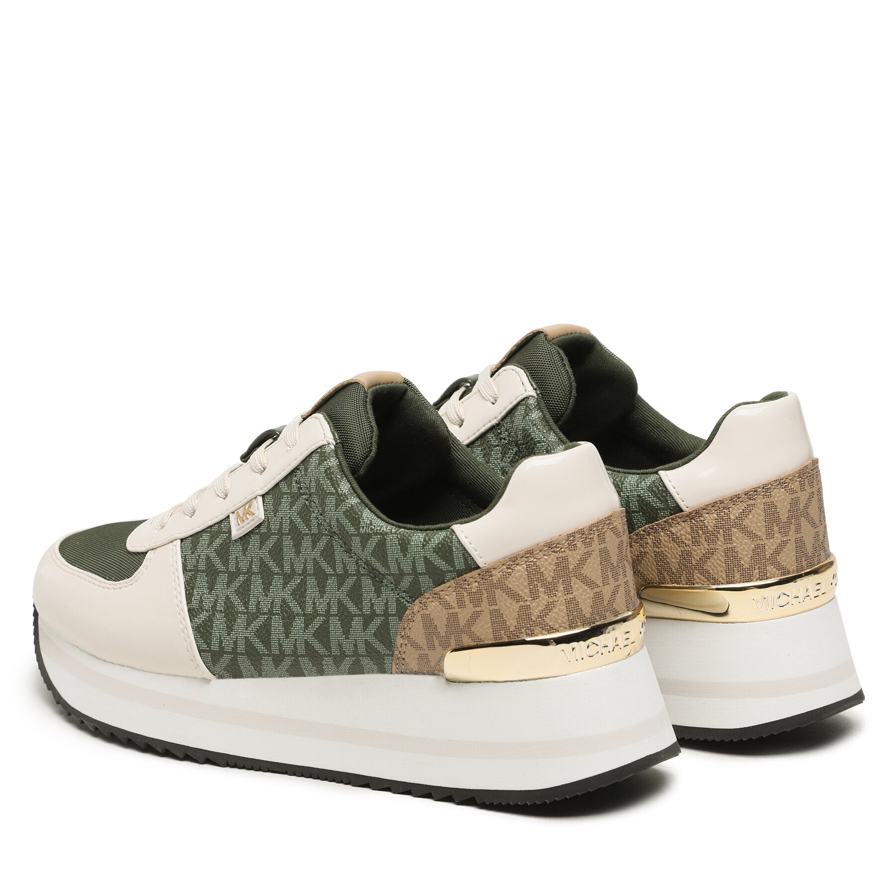 MICHAEL Michael Kors Сникърси Monique Trainer 43F3MQFSBB Зелен - Pepit.bg