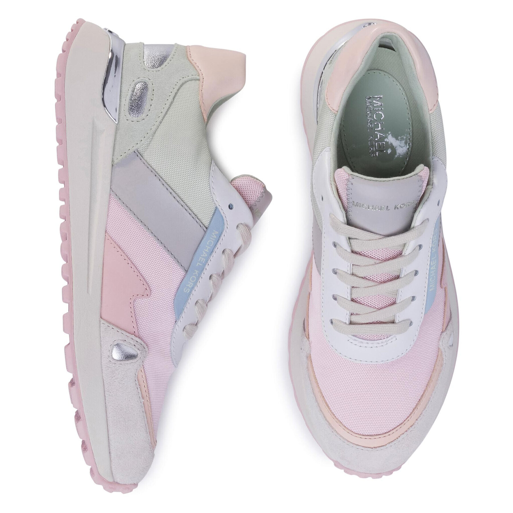 MICHAEL Michael Kors Сникърси Monroe Trainer 43S0MOFS3D Розов - Pepit.bg