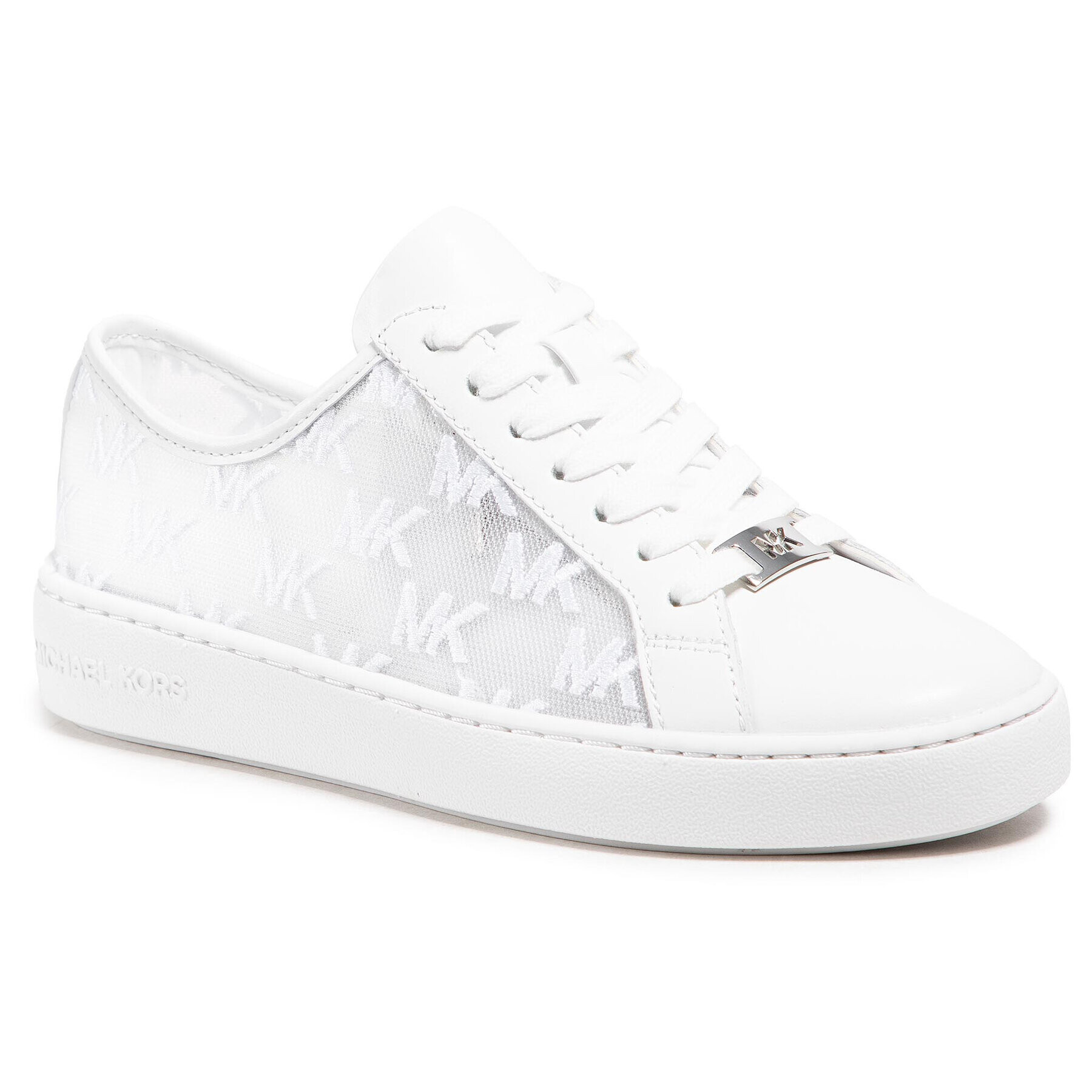 MICHAEL Michael Kors Сникърси Olivia Lace Up 43S1OLFS1D Бял - Pepit.bg