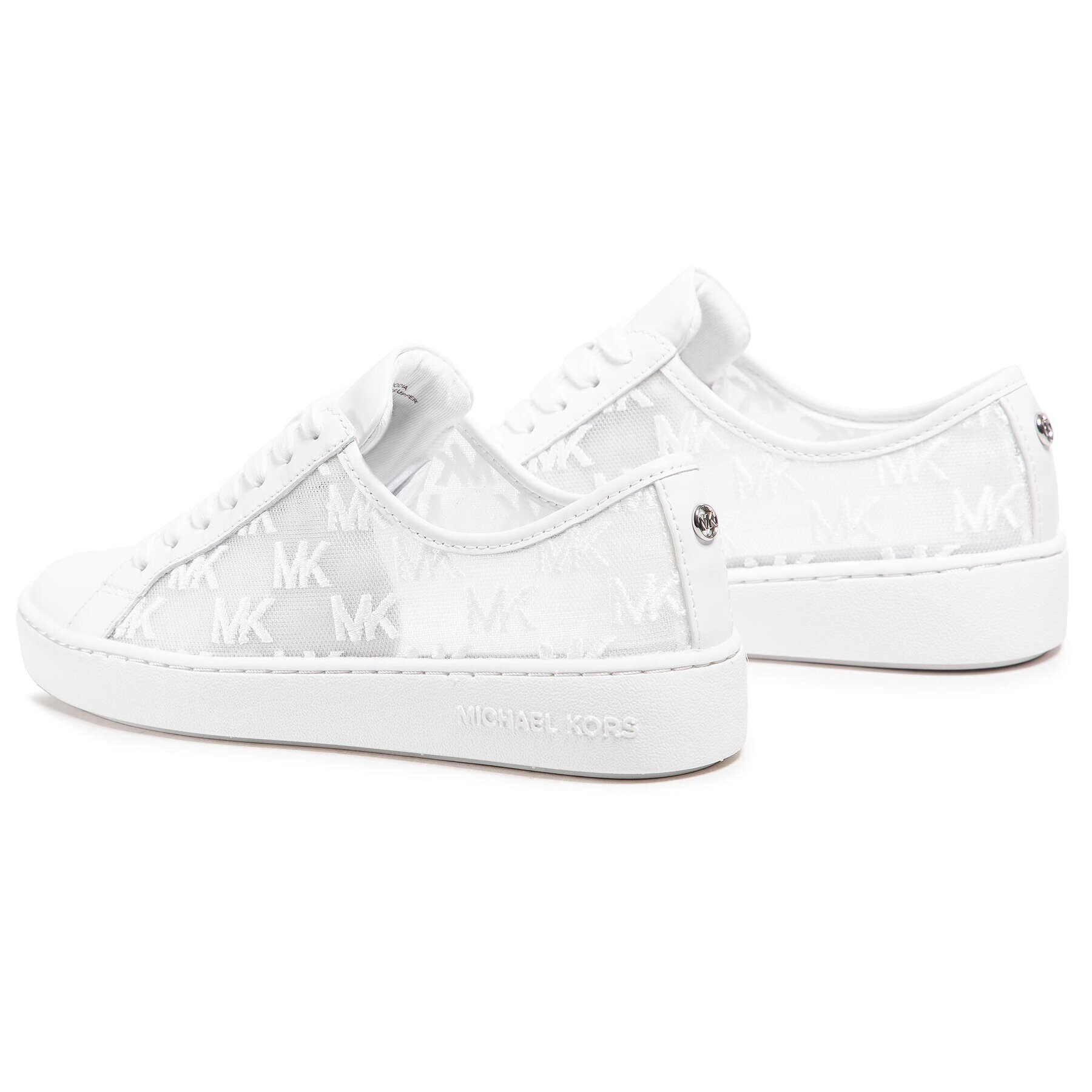MICHAEL Michael Kors Сникърси Olivia Lace Up 43S1OLFS1D Бял - Pepit.bg