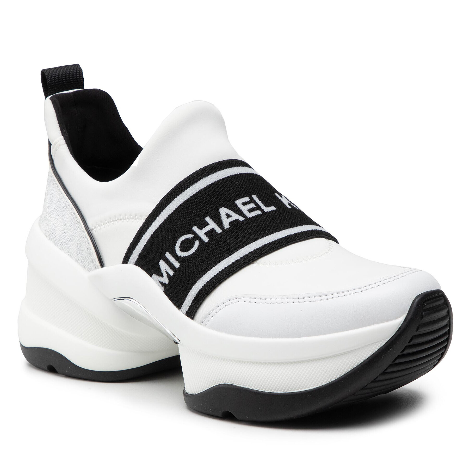 MICHAEL Michael Kors Сникърси Olympia Slip On 43R2OLFS2D Бял - Pepit.bg