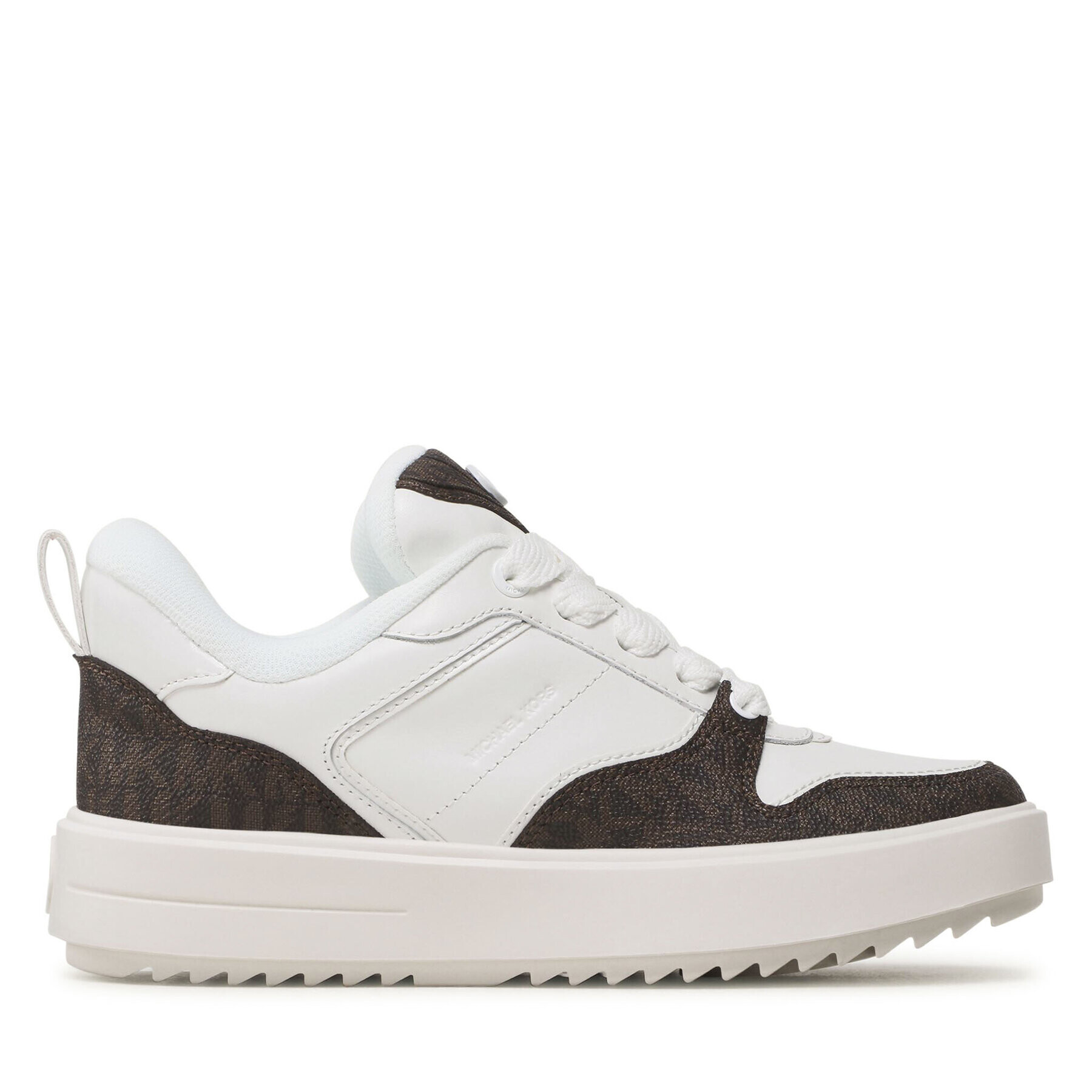 MICHAEL Michael Kors Сникърси Rumi Lace Up 43F3RMFS3L Кафяв - Pepit.bg