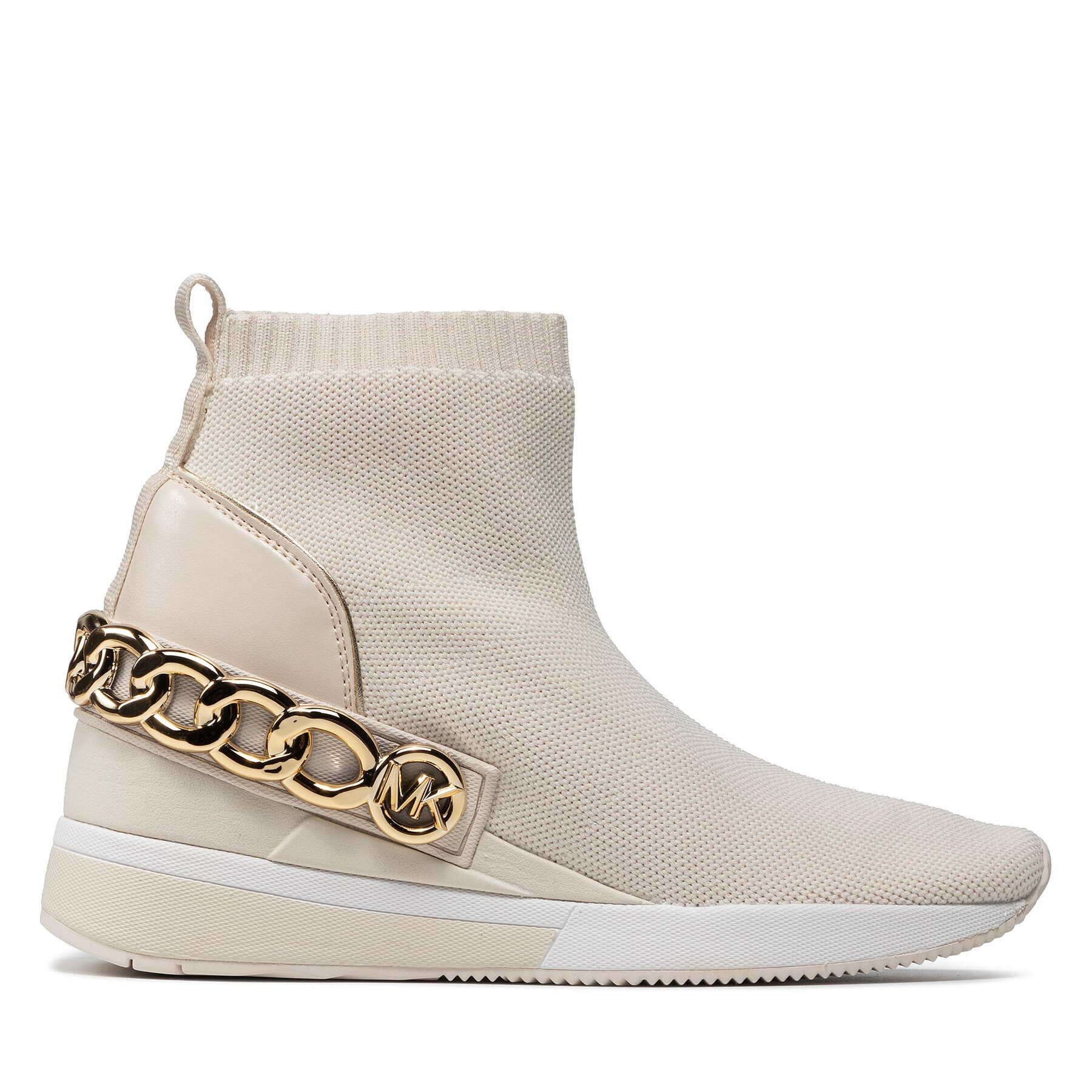 MICHAEL Michael Kors Сникърси Skyler Bootie 43F1SKFE6D Бежов - Pepit.bg