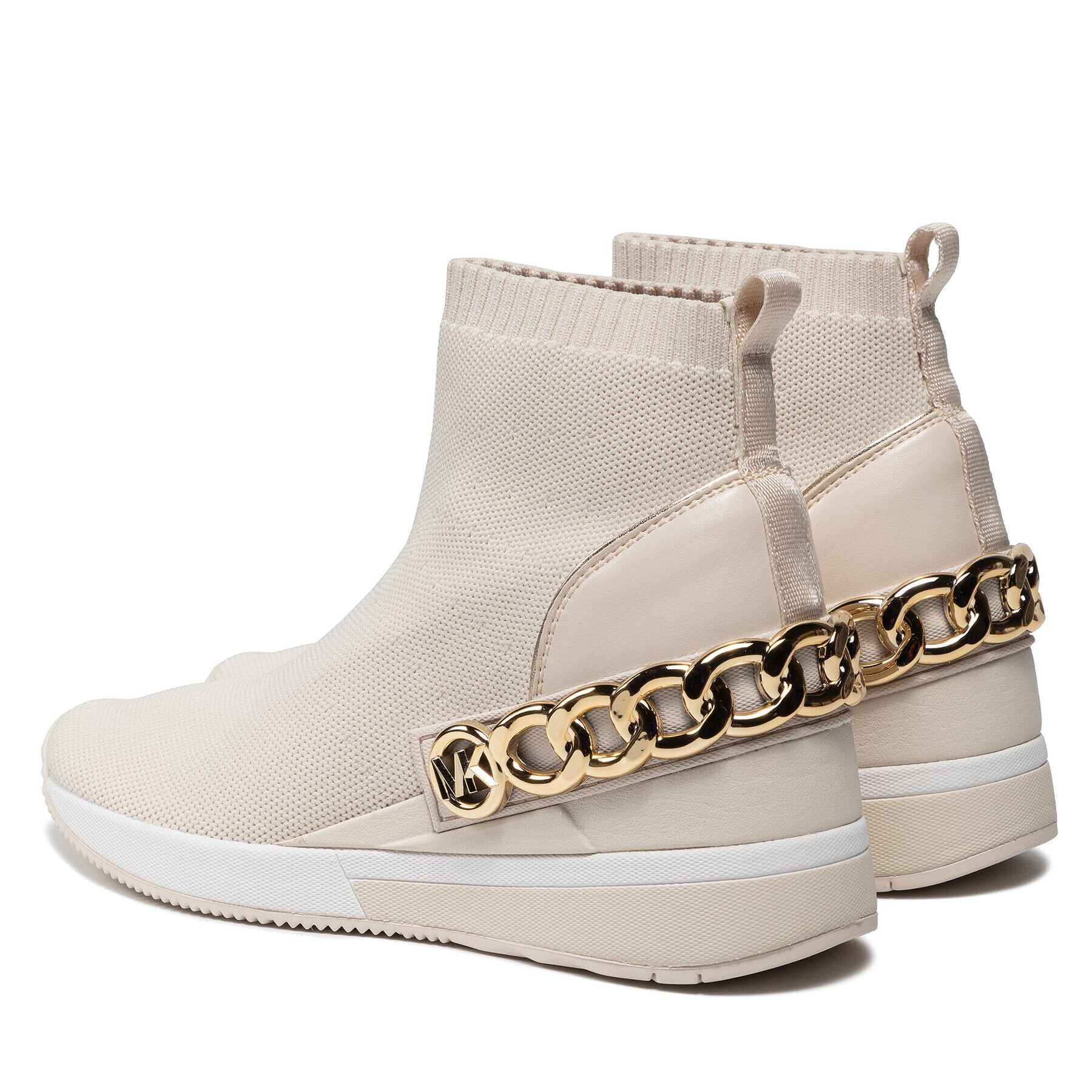 MICHAEL Michael Kors Сникърси Skyler Bootie 43F1SKFE6D Бежов - Pepit.bg