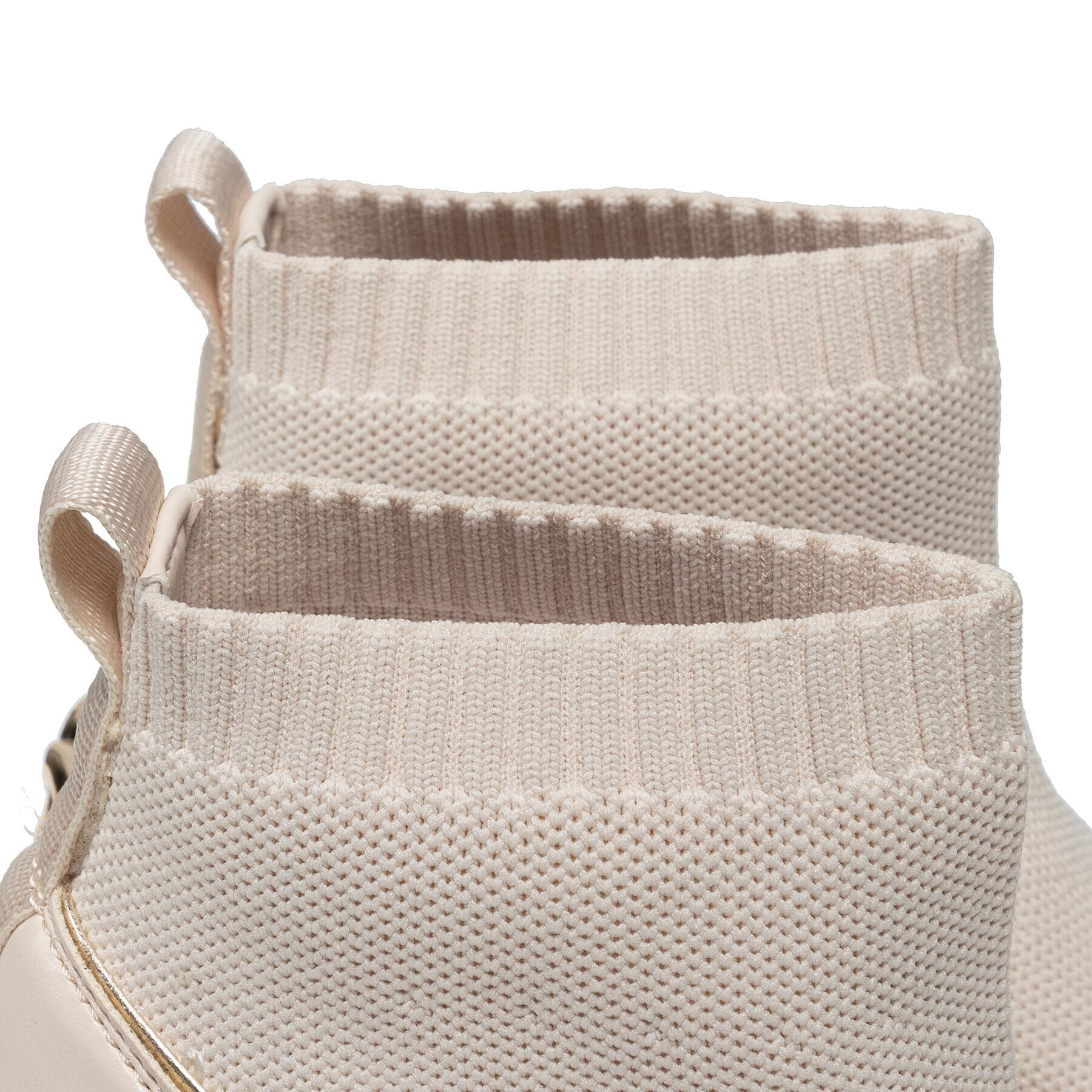 MICHAEL Michael Kors Сникърси Skyler Bootie 43F1SKFE6D Бежов - Pepit.bg