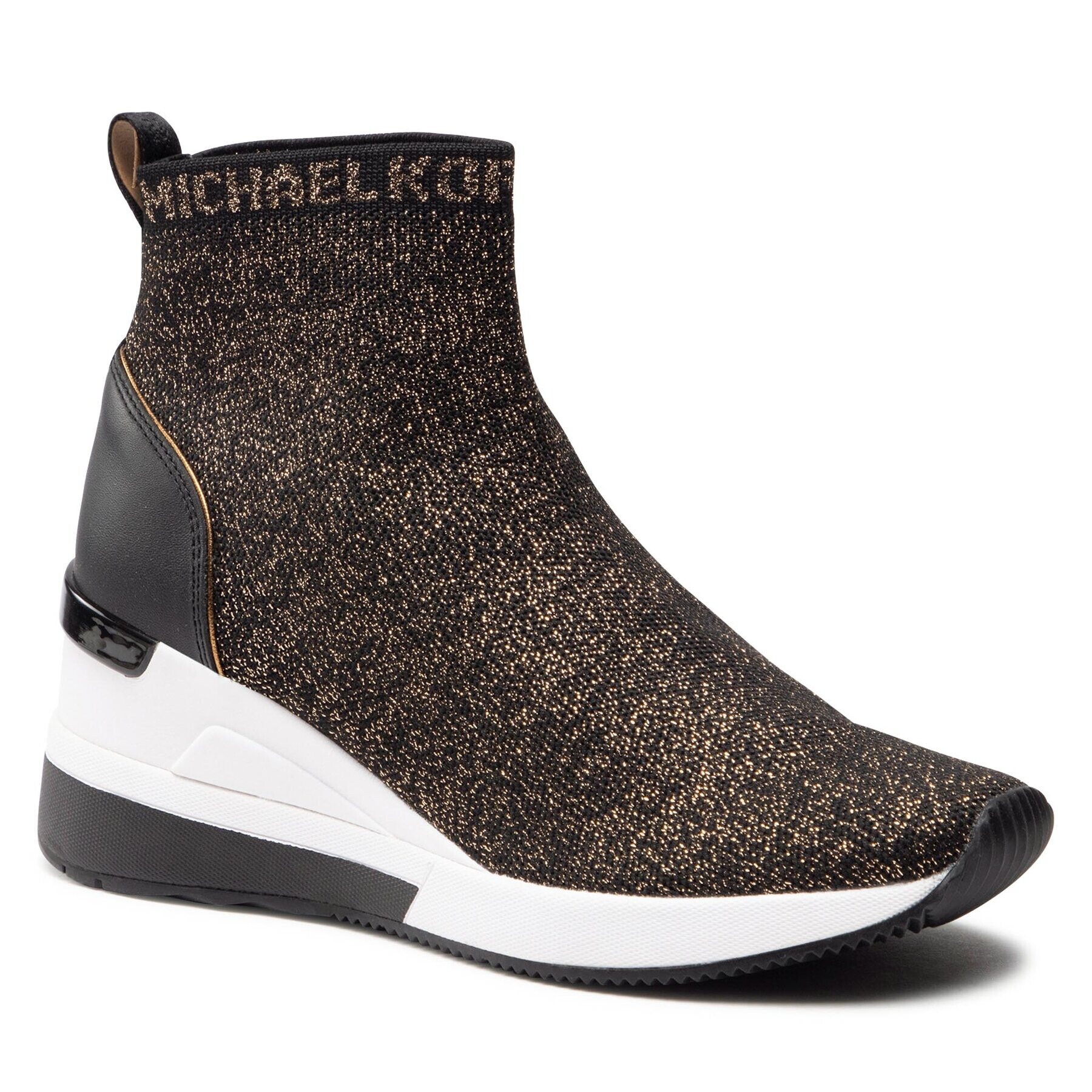 MICHAEL Michael Kors Сникърси Skyler Bootie 43F3SKFE5M Черен - Pepit.bg