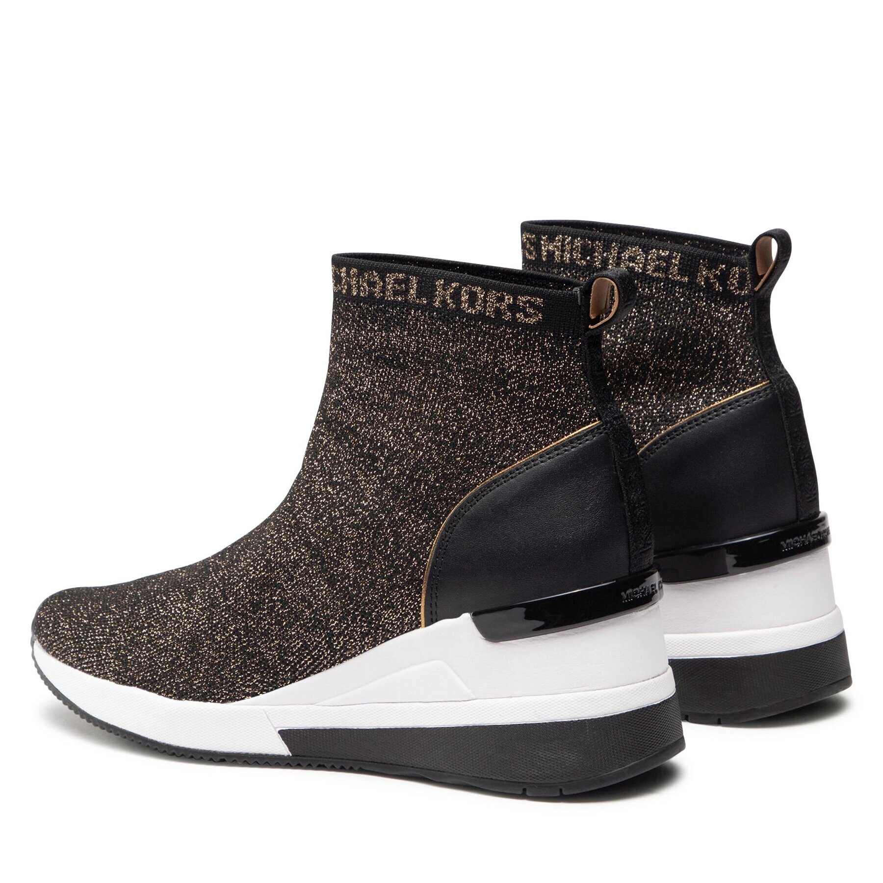 MICHAEL Michael Kors Сникърси Skyler Bootie 43F3SKFE5M Черен - Pepit.bg