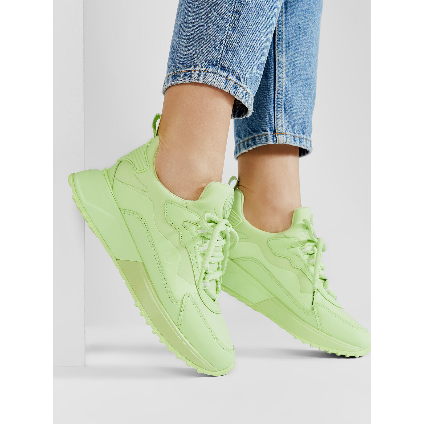MICHAEL Michael Kors Сникърси Theo Sport 43R2THFS3D Зелен - Pepit.bg