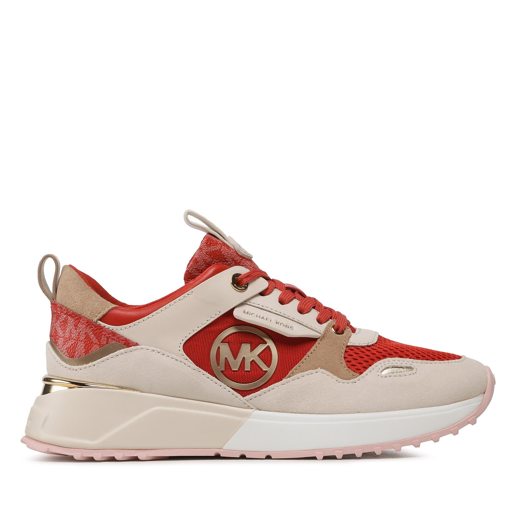 MICHAEL Michael Kors Сникърси Theo Trainer 43F3THFS1D Червен - Pepit.bg