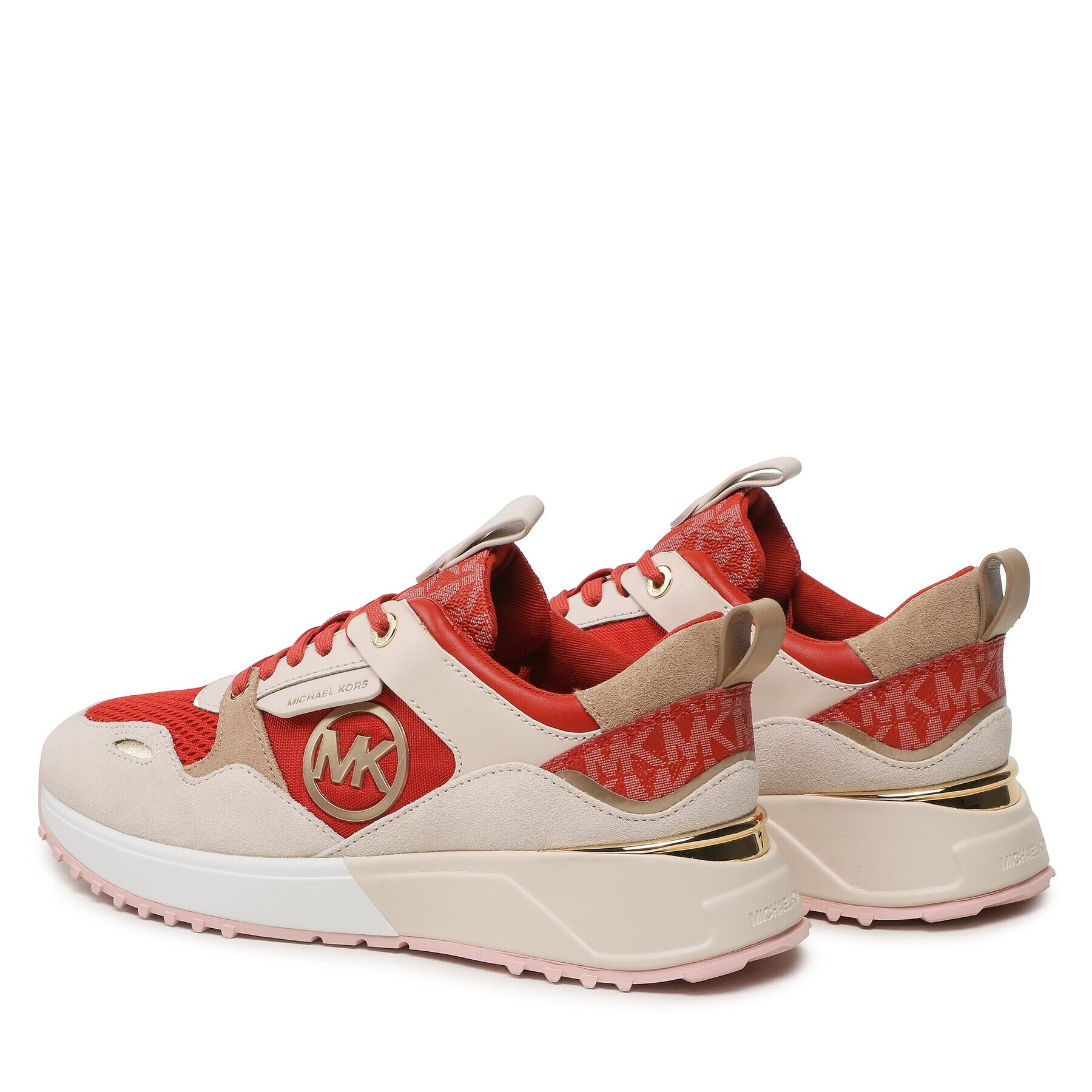 MICHAEL Michael Kors Сникърси Theo Trainer 43F3THFS1D Червен - Pepit.bg